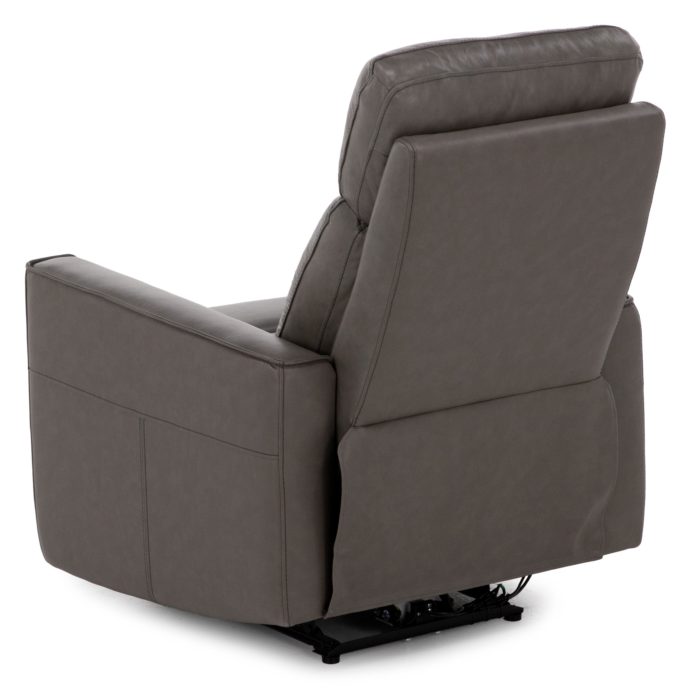 Flipper Leather Power Headrest Recliner