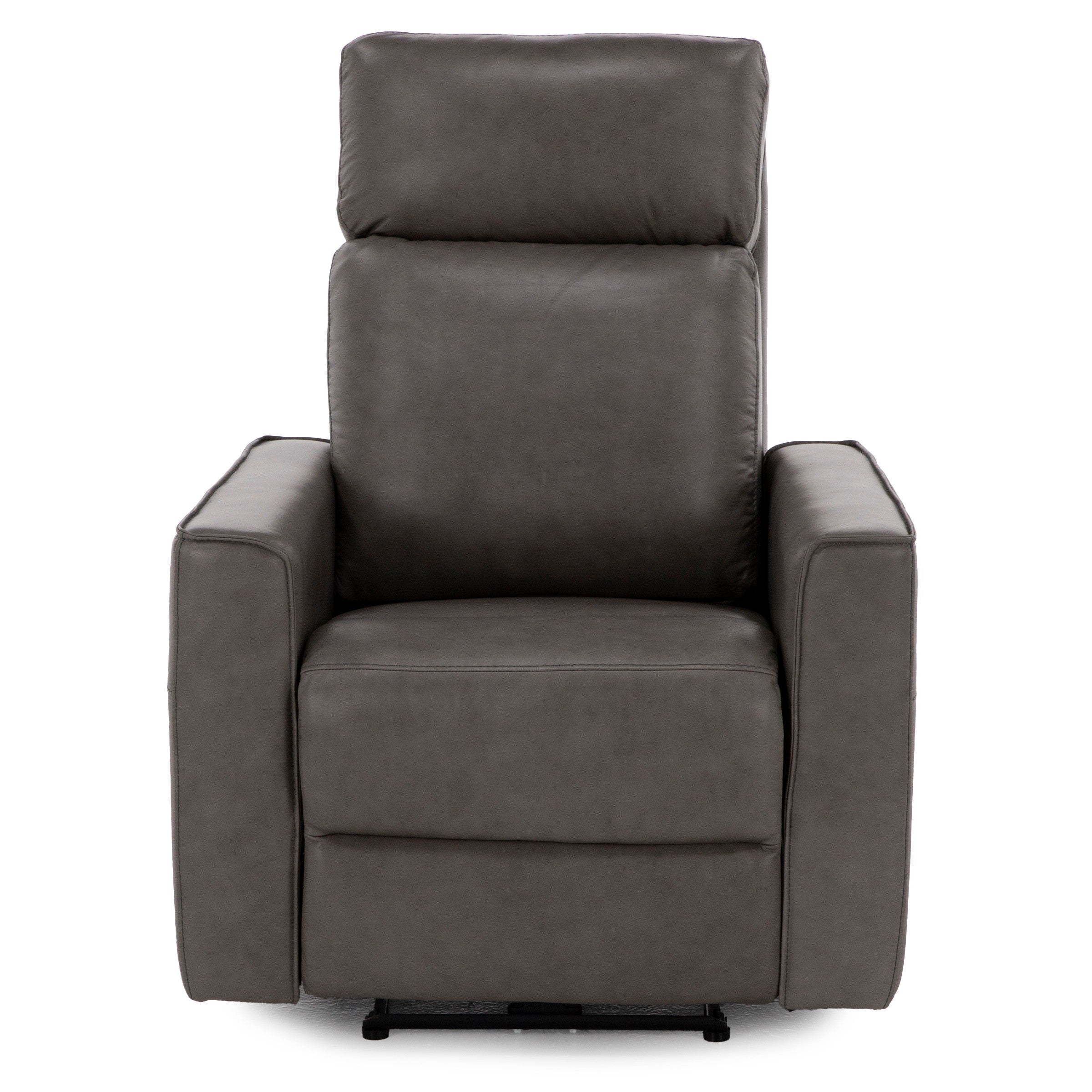 Flipper Leather Power Headrest Recliner