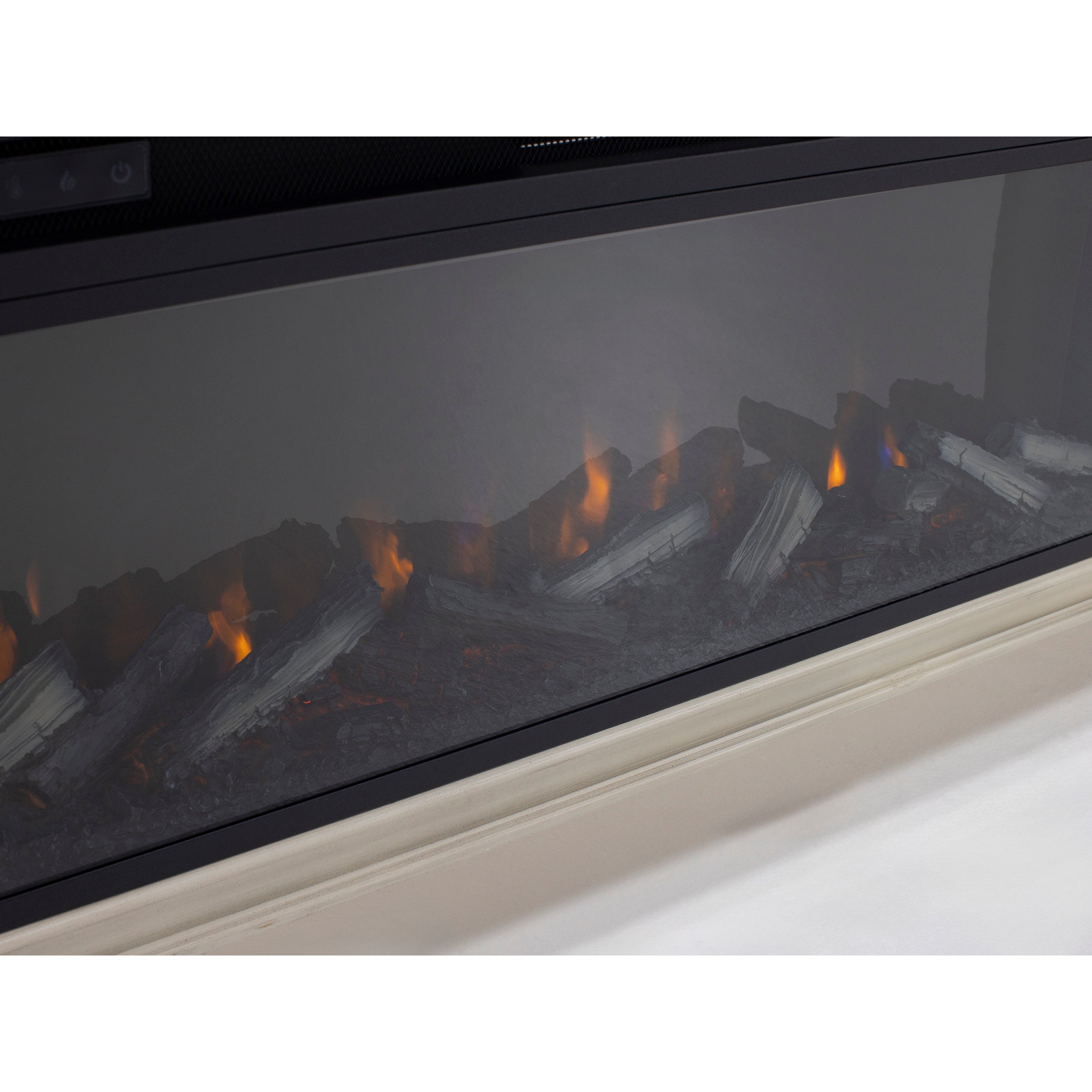 White Estate 76" Fireplace