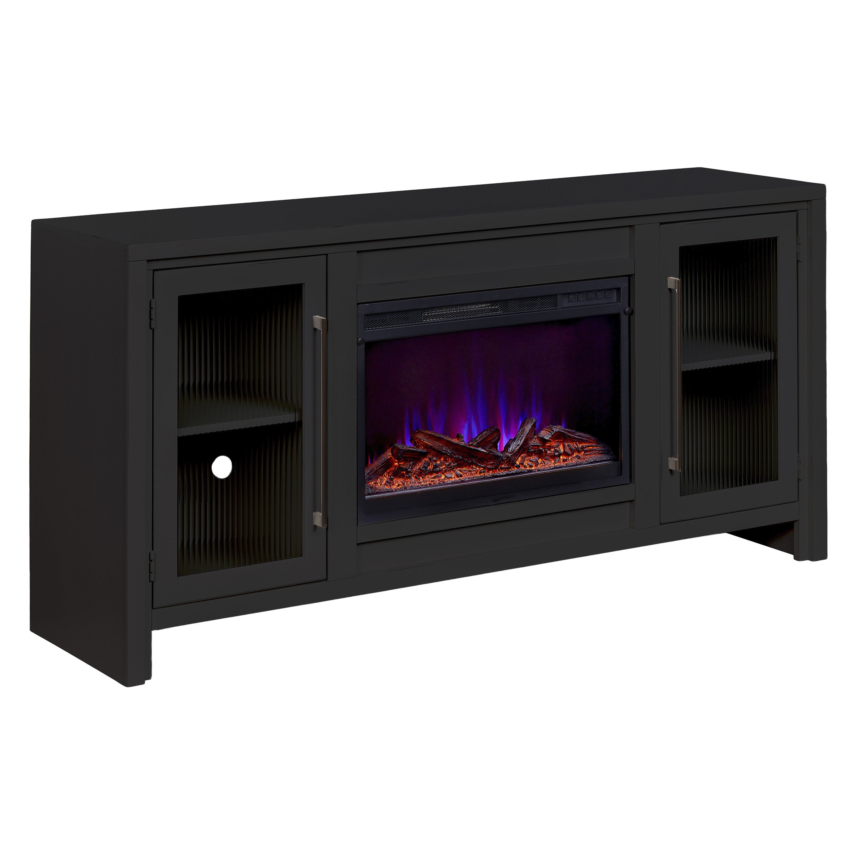 Reed Black 66" Fireplace