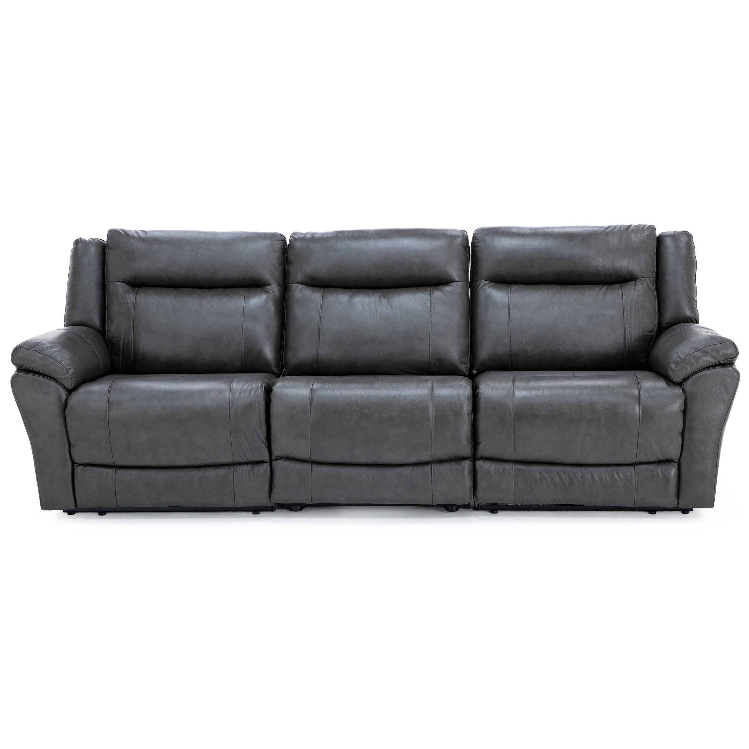 Madrid 3-Pc. Leather Power Reclining Wall Saver Sofa