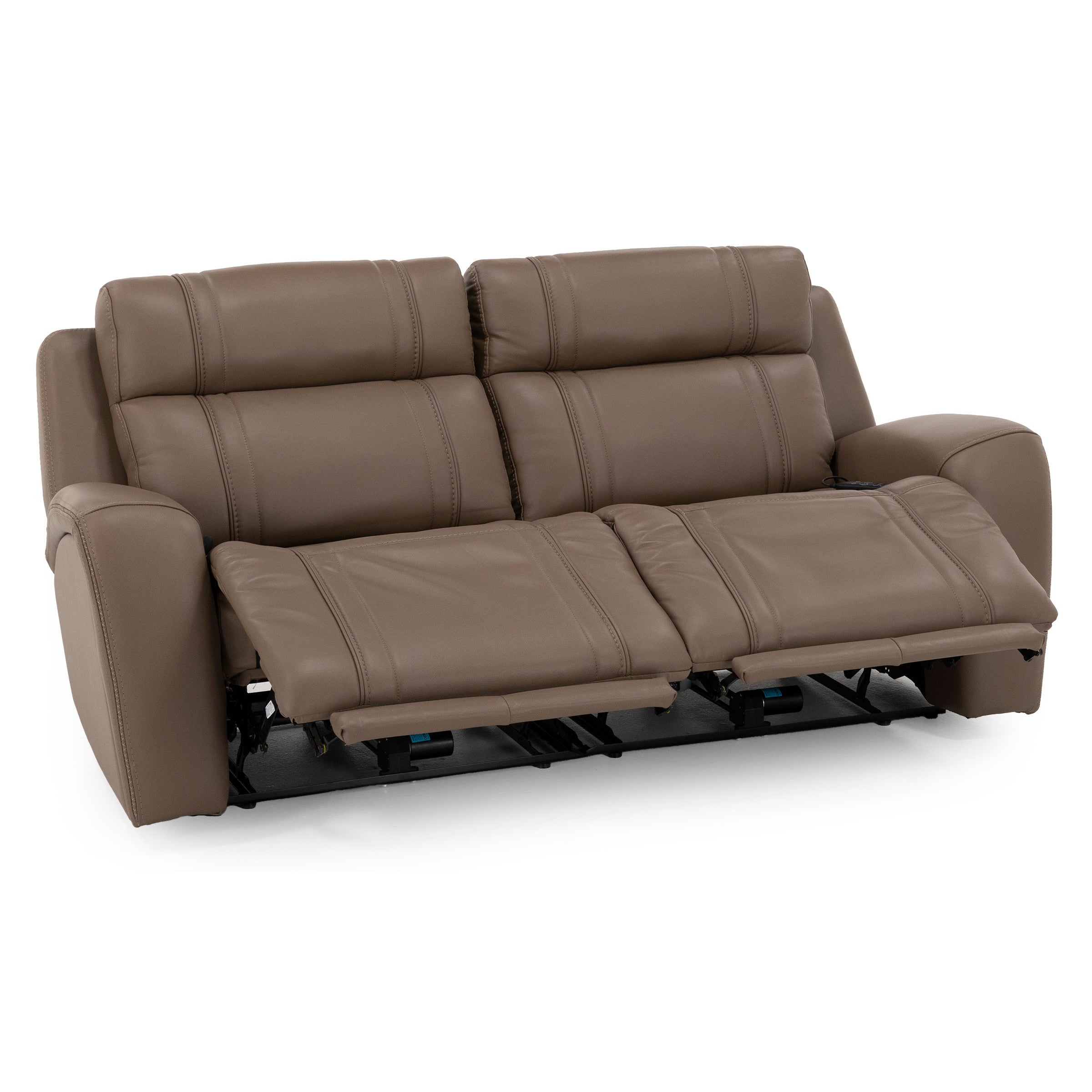 Maverick 2-Pc Leather Fully Loaded Reclining Loveseat With Massage