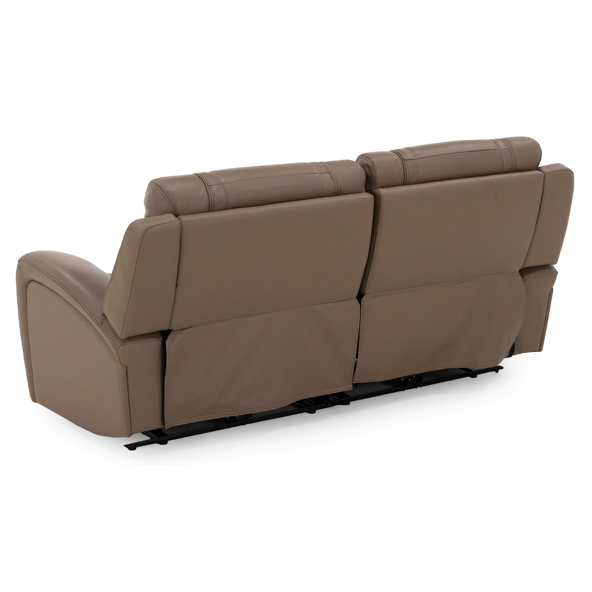 Maverick 2-Pc Leather Fully Loaded Reclining Loveseat With Massage