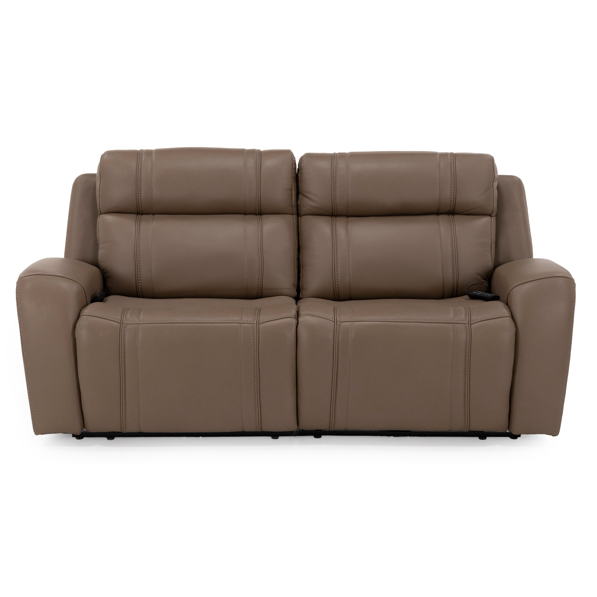 Maverick 2-Pc Leather Fully Loaded Reclining Loveseat With Massage