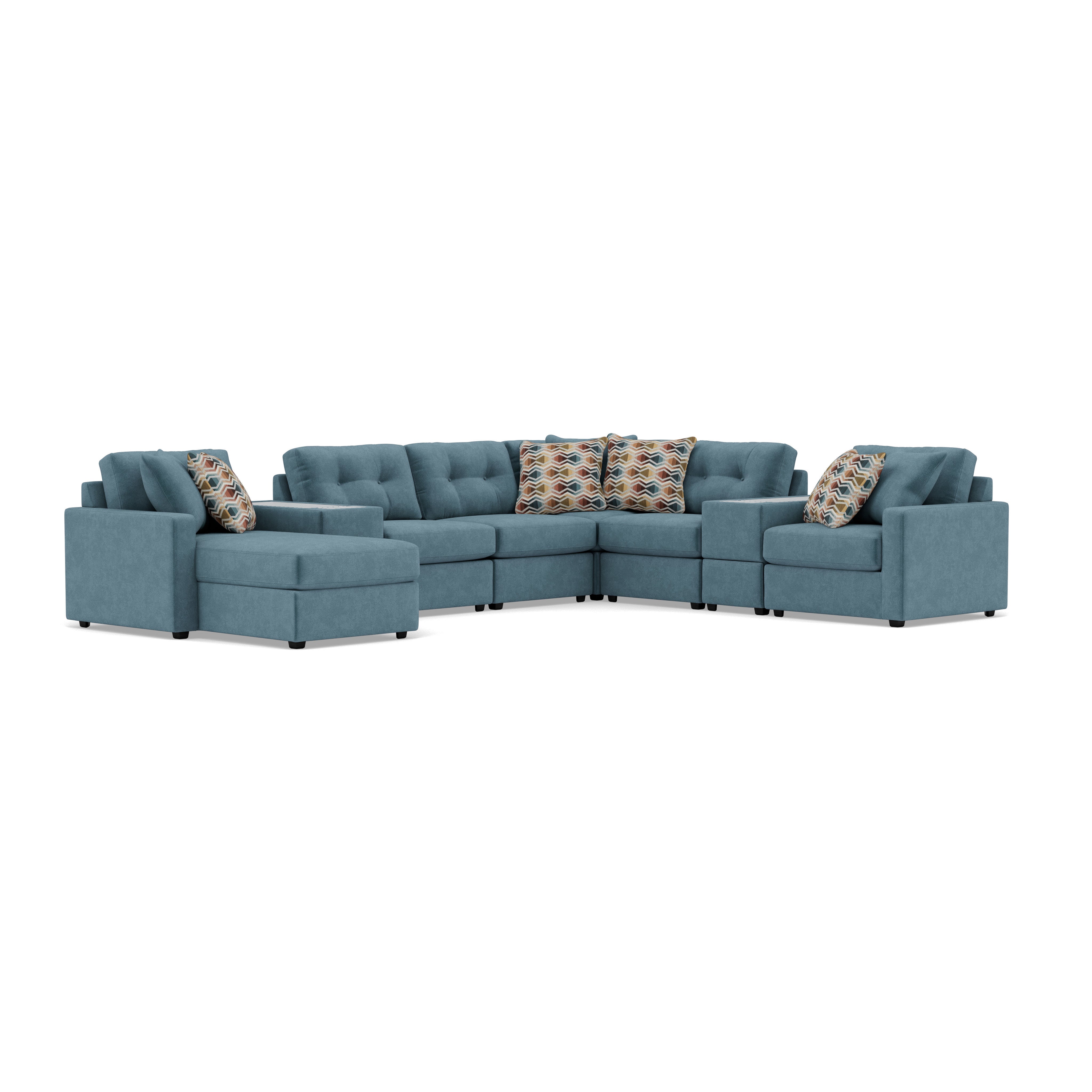 Drew & Jonathan Home Modular One 10-Pc Chaise Sectional