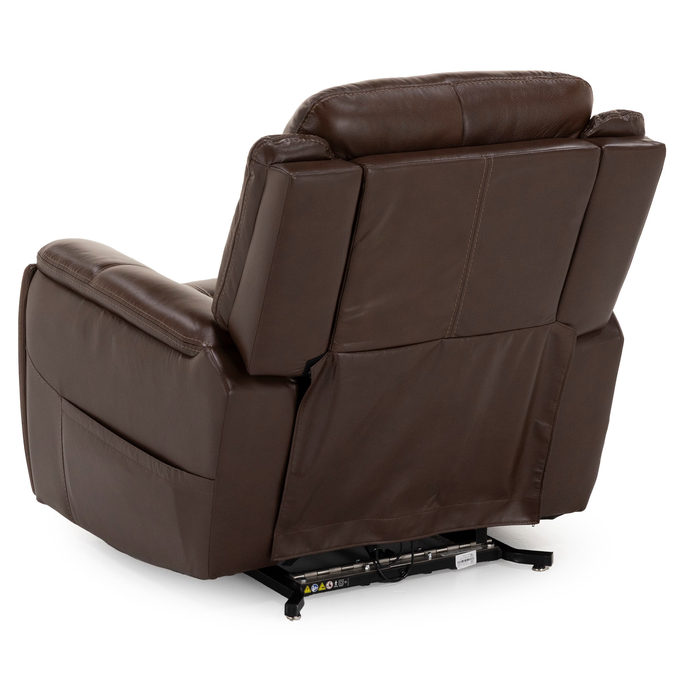 Quinn Leather Fully Loaded Lift Chair With Heat And Hidden Cupholders (FDA Class II Medical Device)