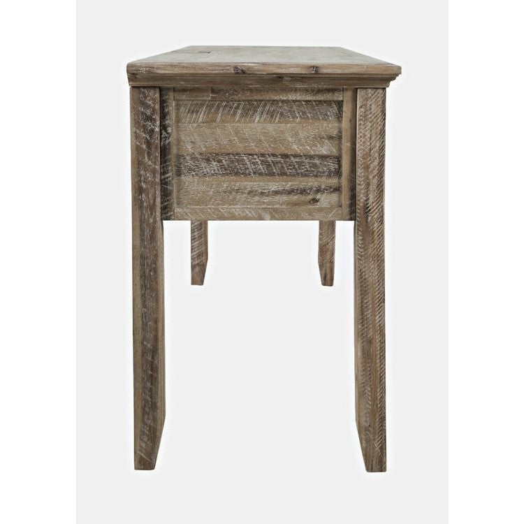 Rustic Shores Grey Wash Power Desk