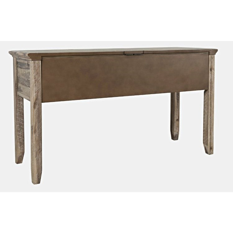Rustic Shores Grey Wash Power Desk