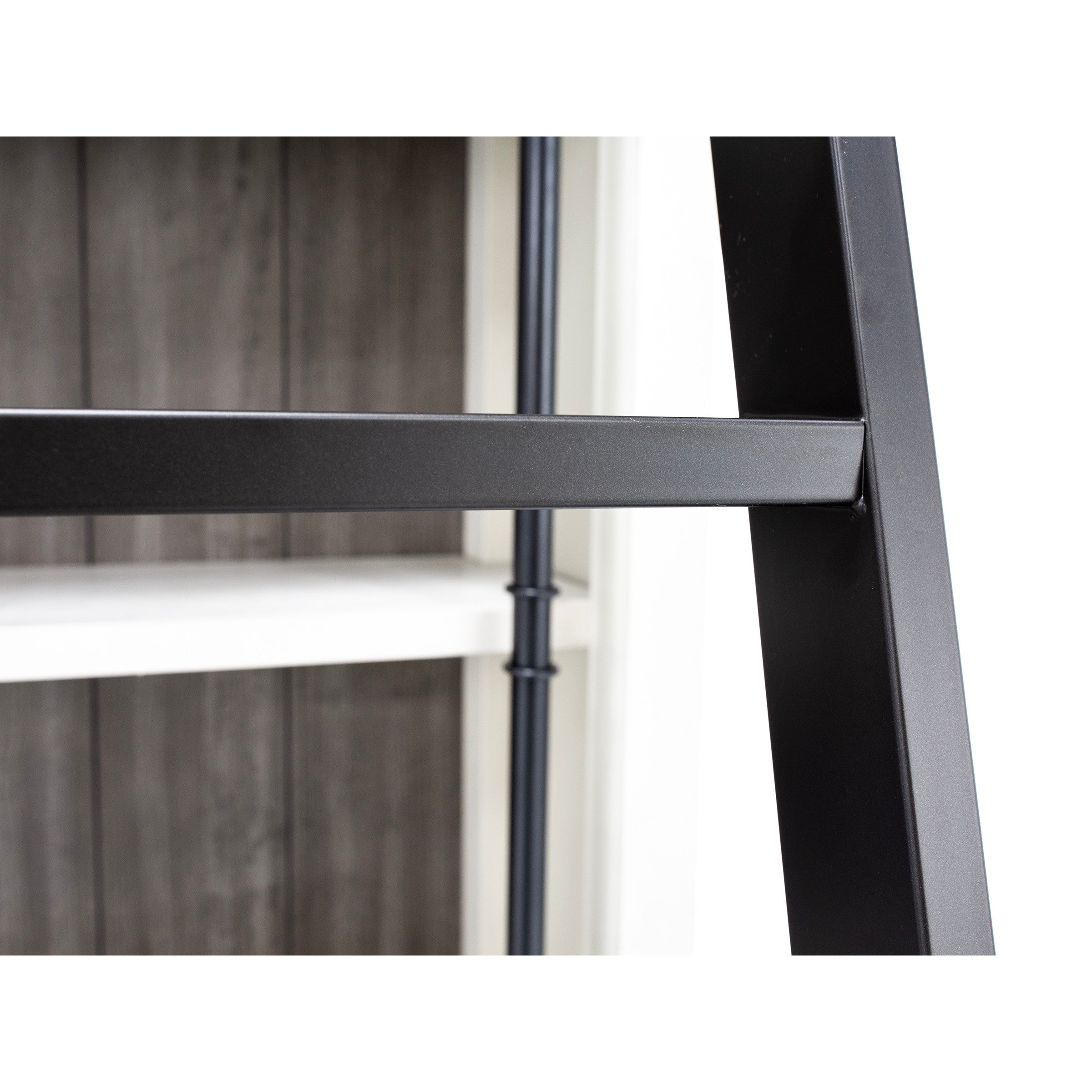 White Toulouse Bookcase Wall with Ladder