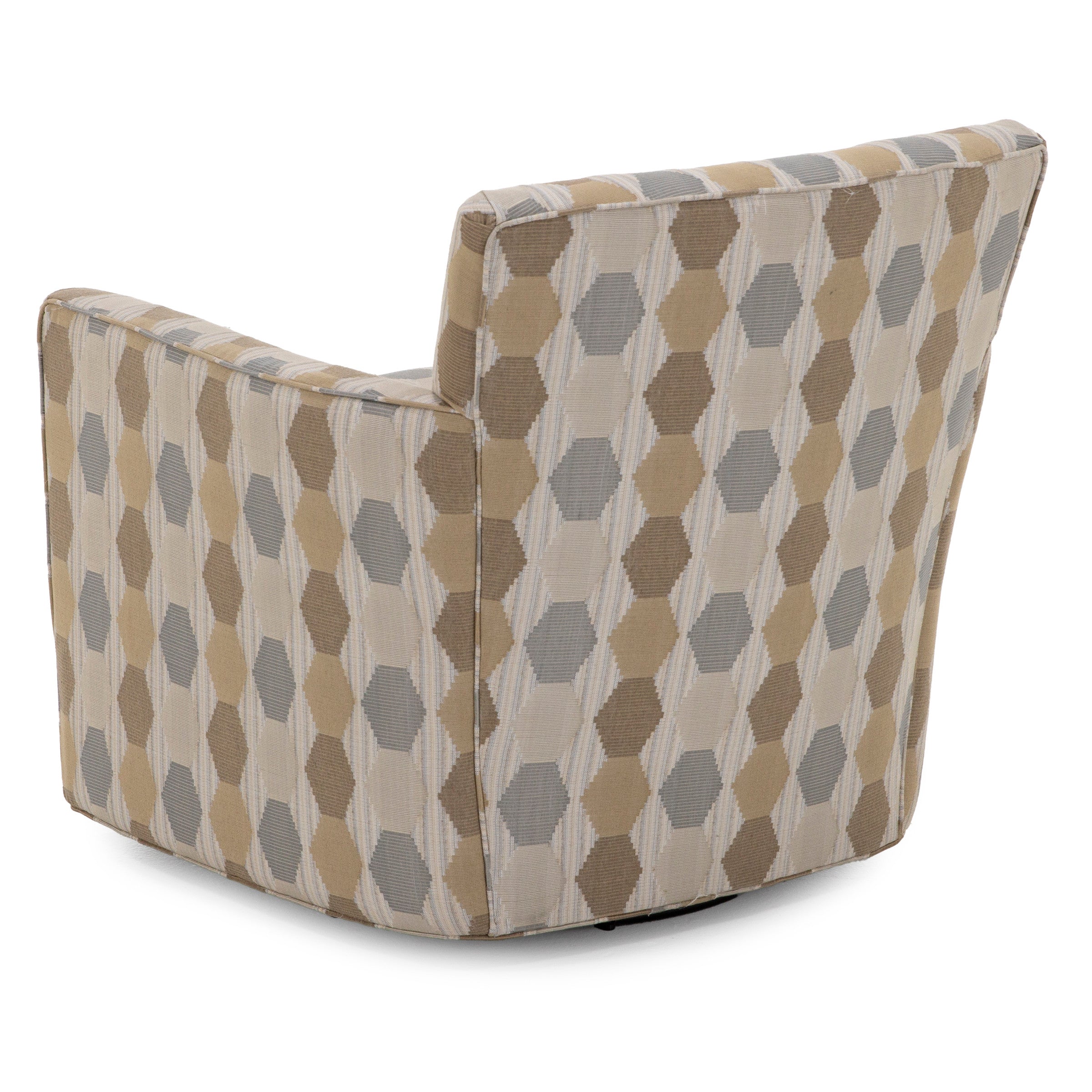 Grayson Swivel Chair in Zinc