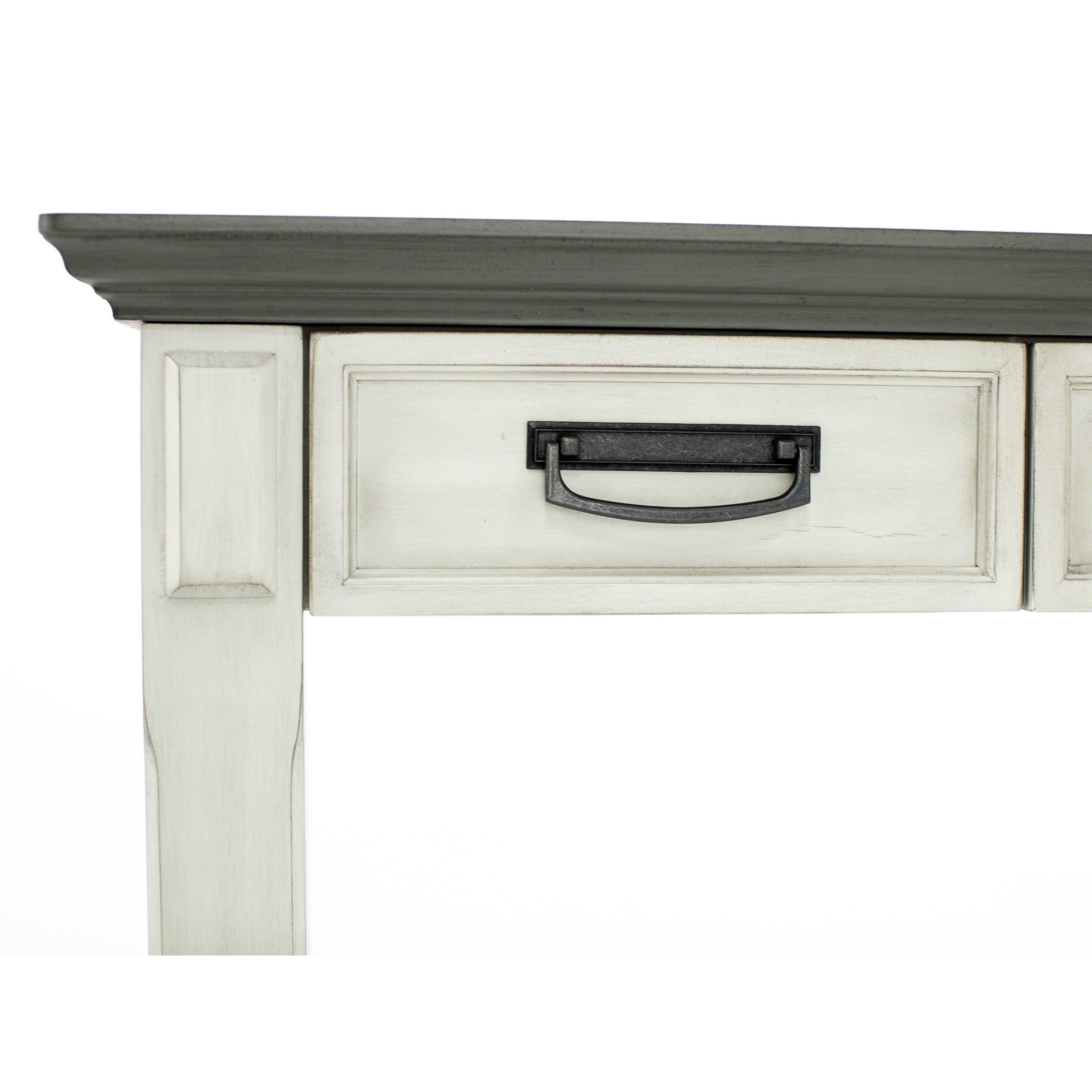 White Estate Writing L-Desk