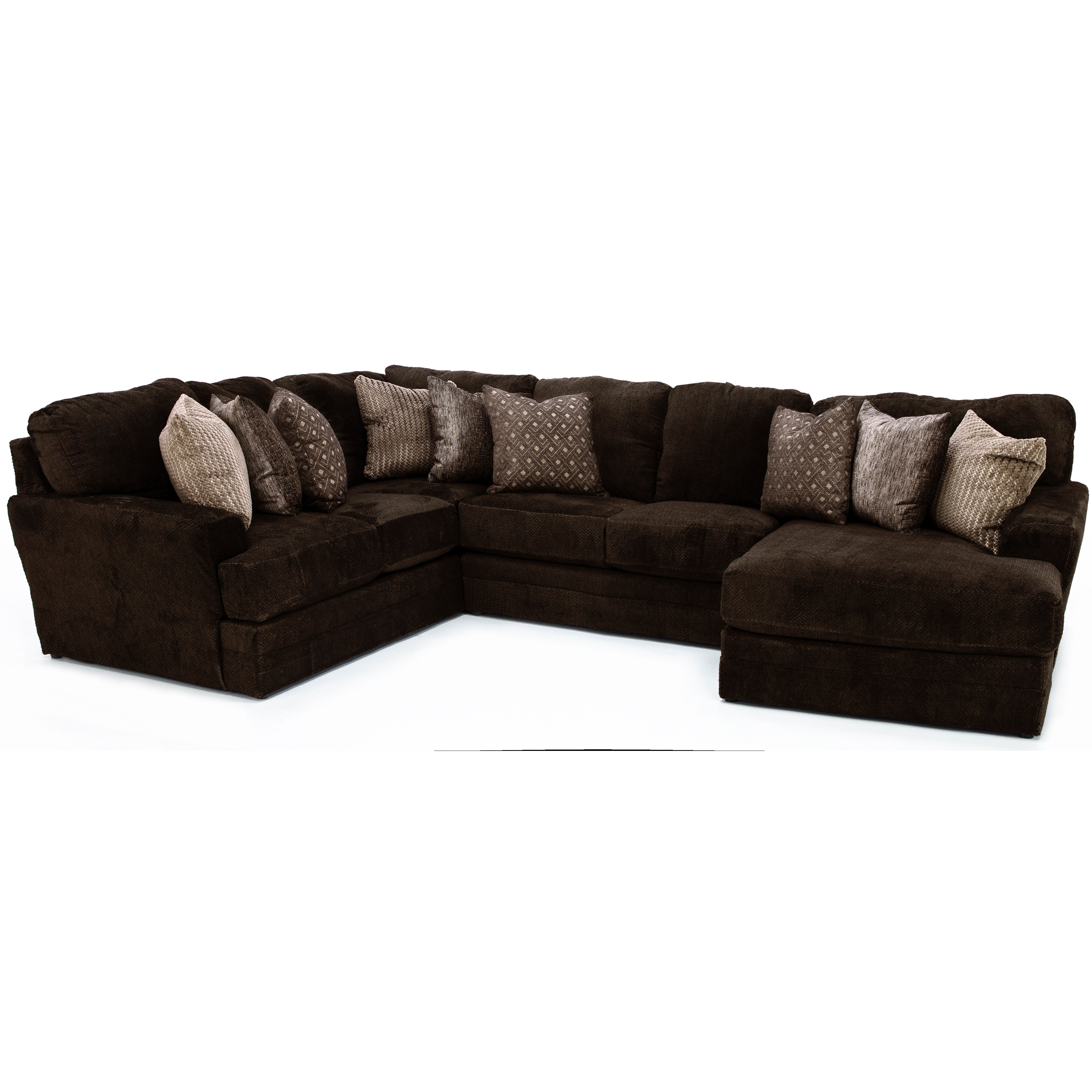 Snuggler 3-Pc. Sectional with Armless Loveseat