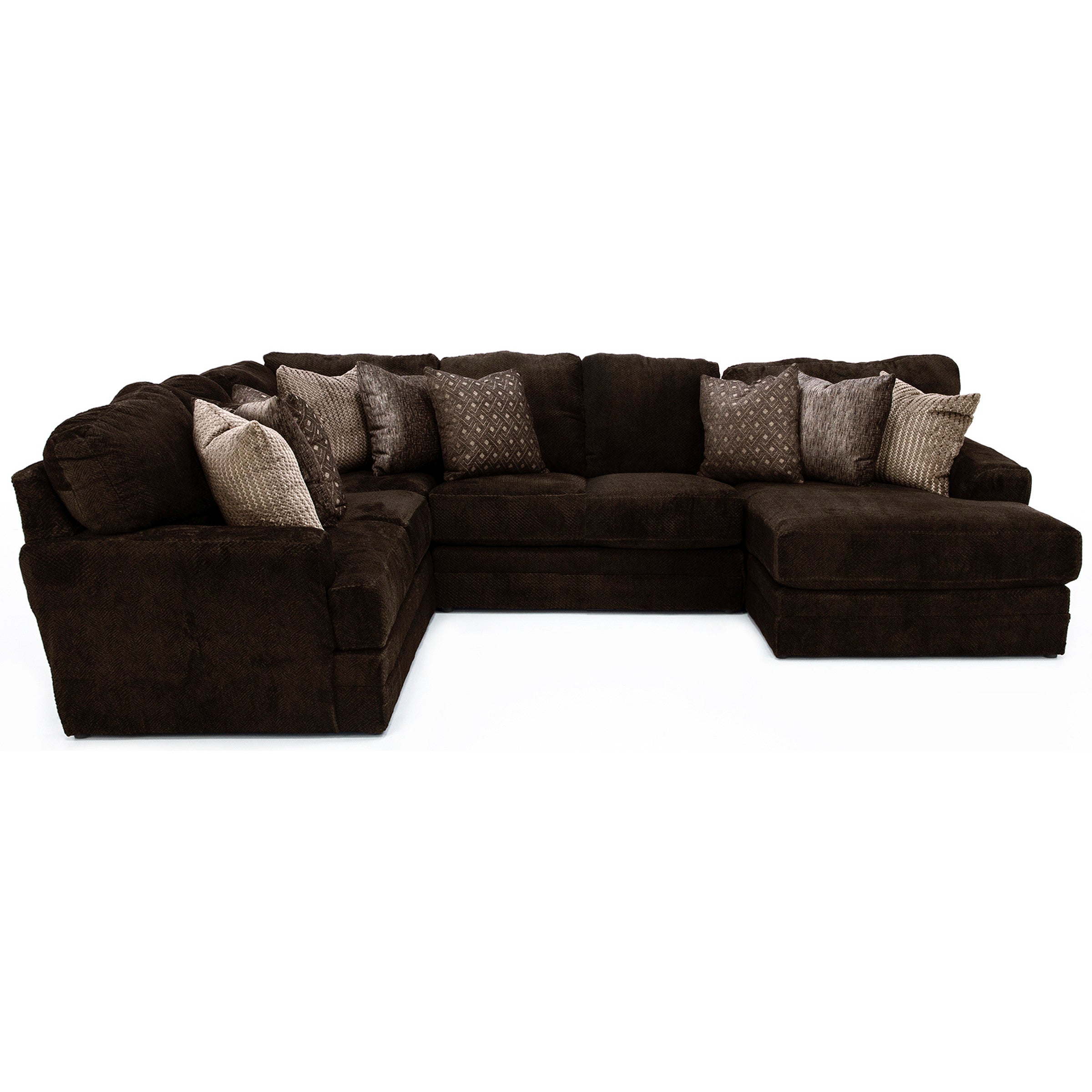 Snuggler 3-Pc. Sectional with Armless Loveseat