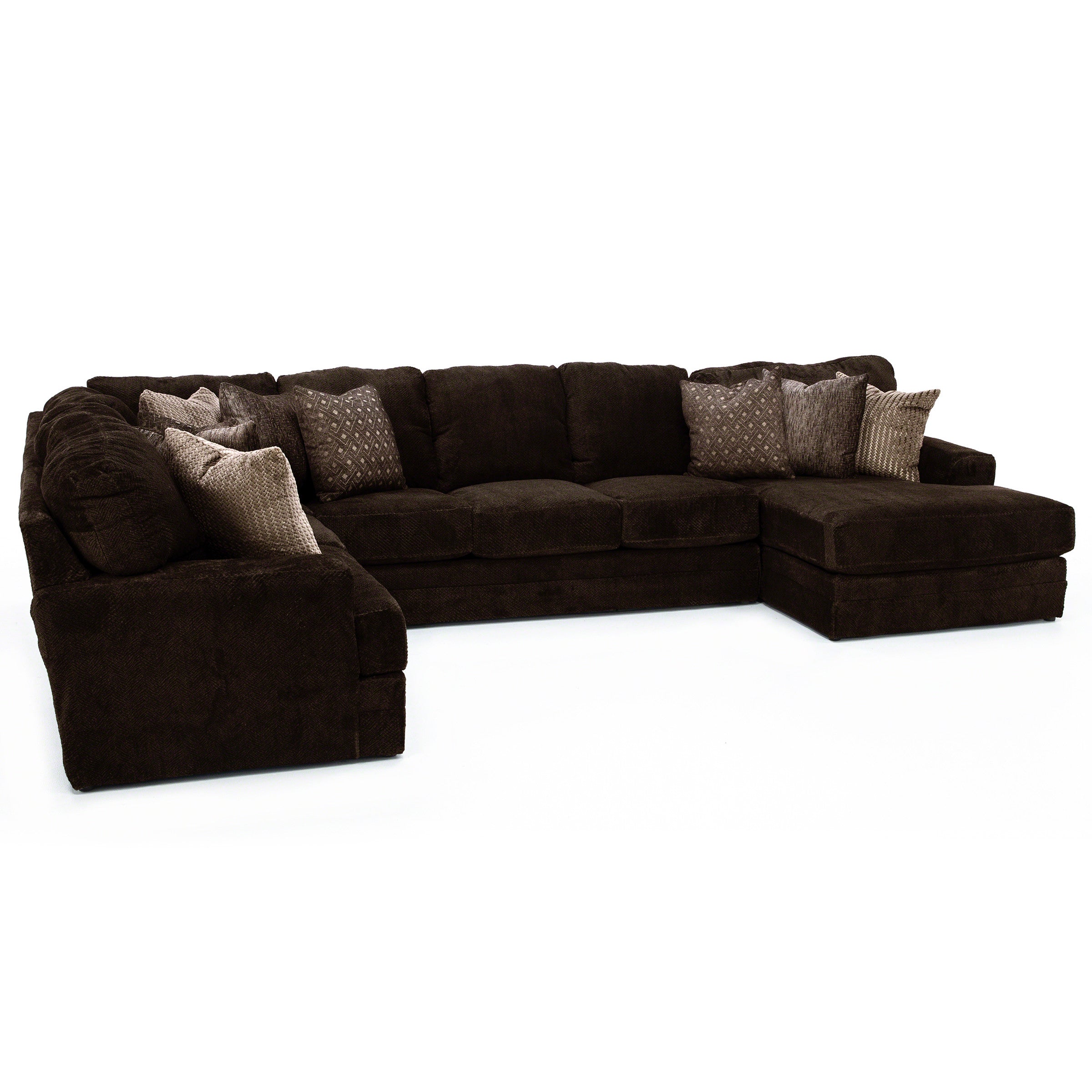 Snuggler 3-Pc. Sectional with Armless Loveseat