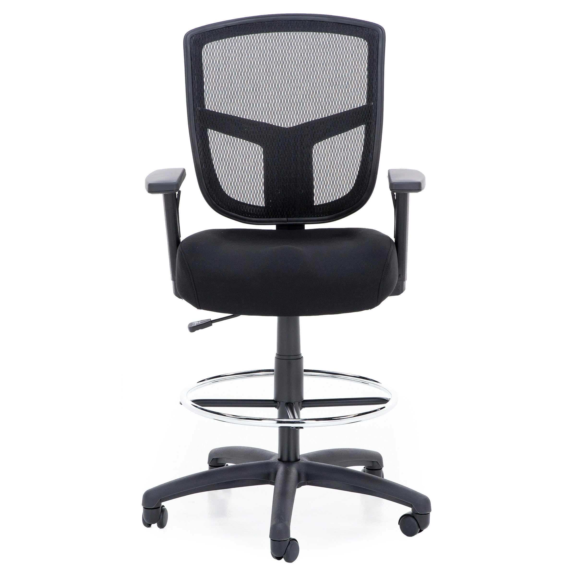 Black Drafting Stool