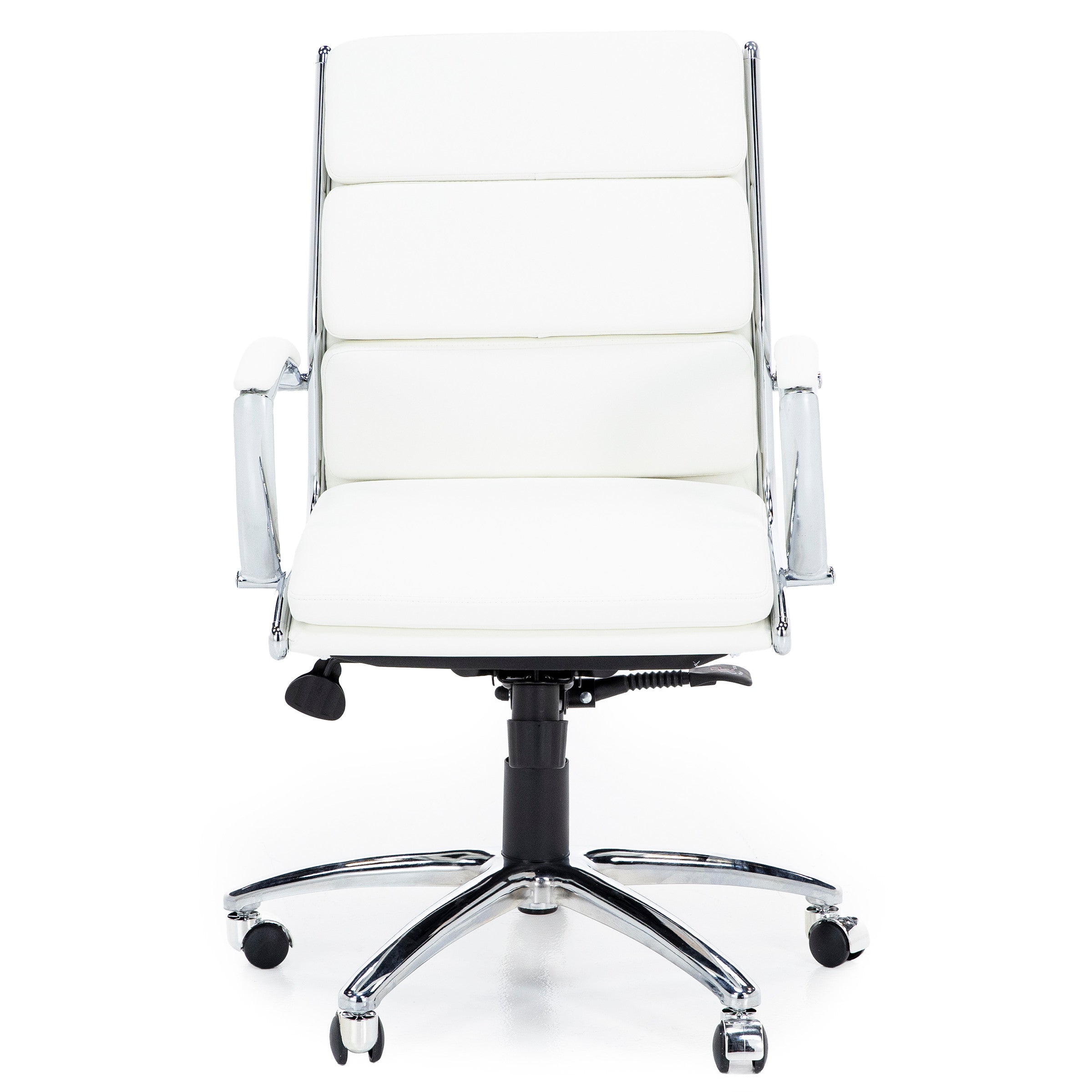 White Executive Mid Back Chair
