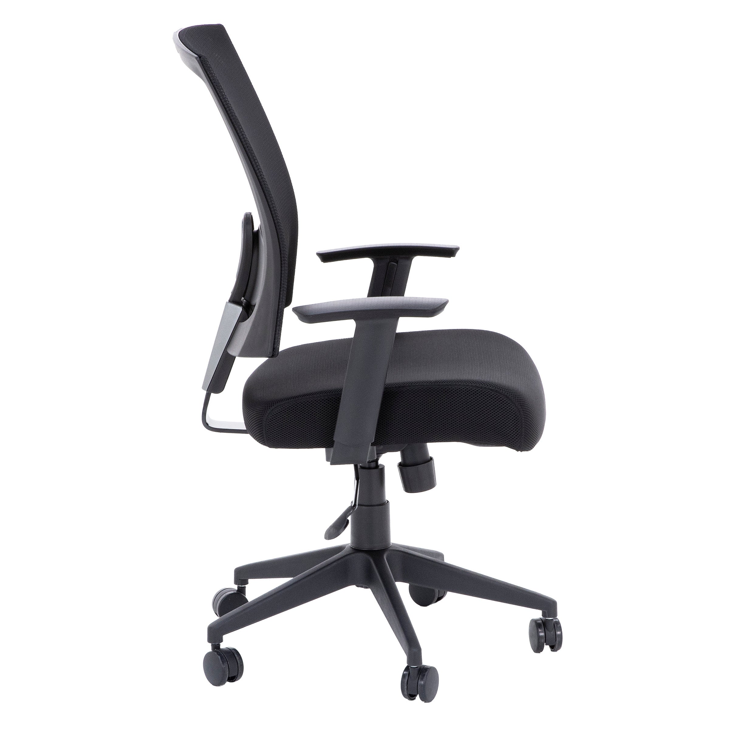 Black Lumbar Support Office Chair