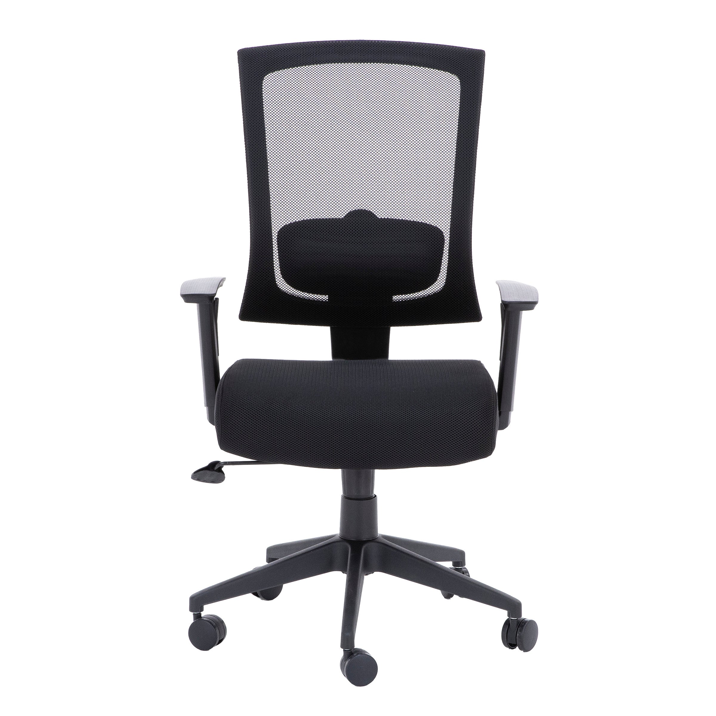 Black Lumbar Support Office Chair