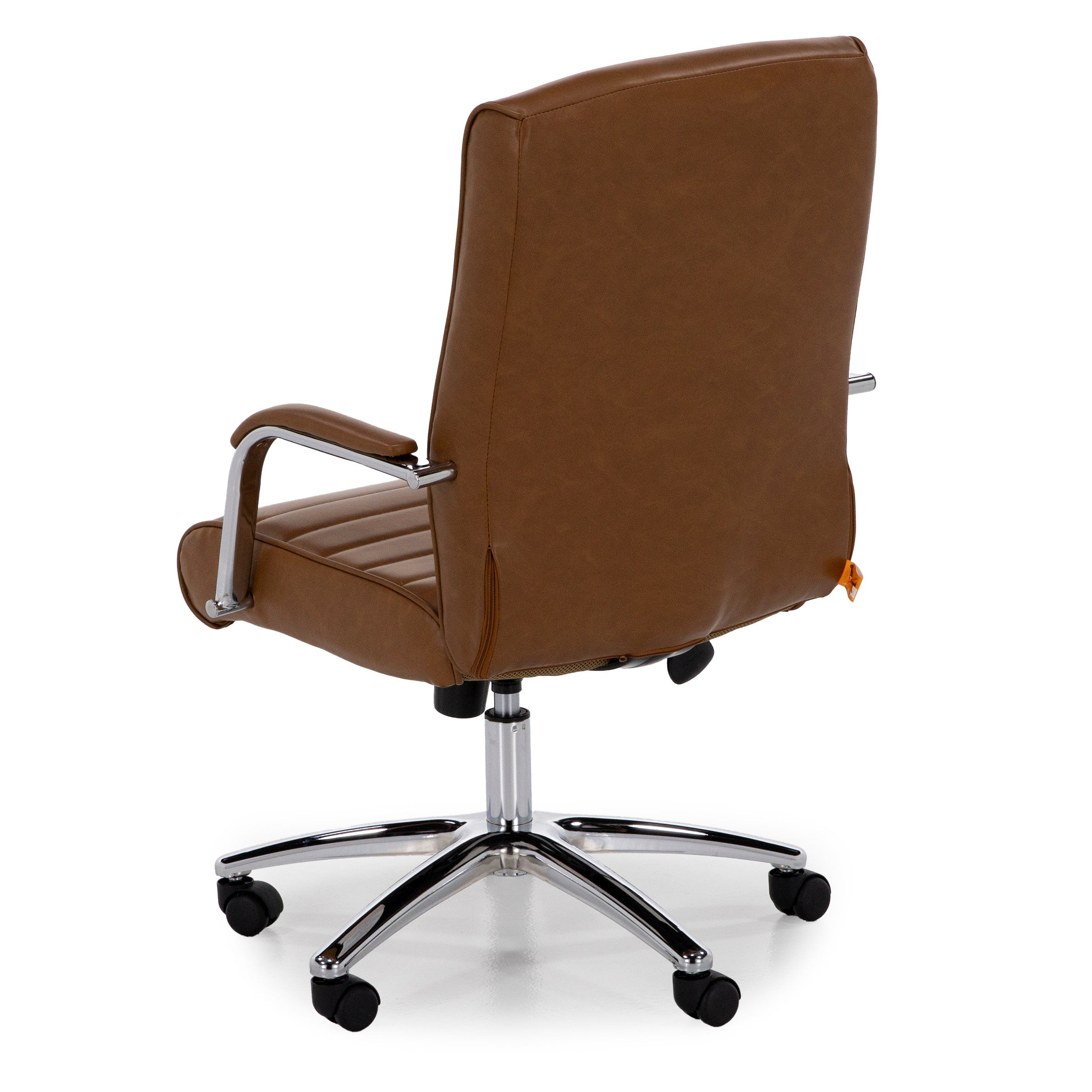 Modern Executive Chair in Caramel