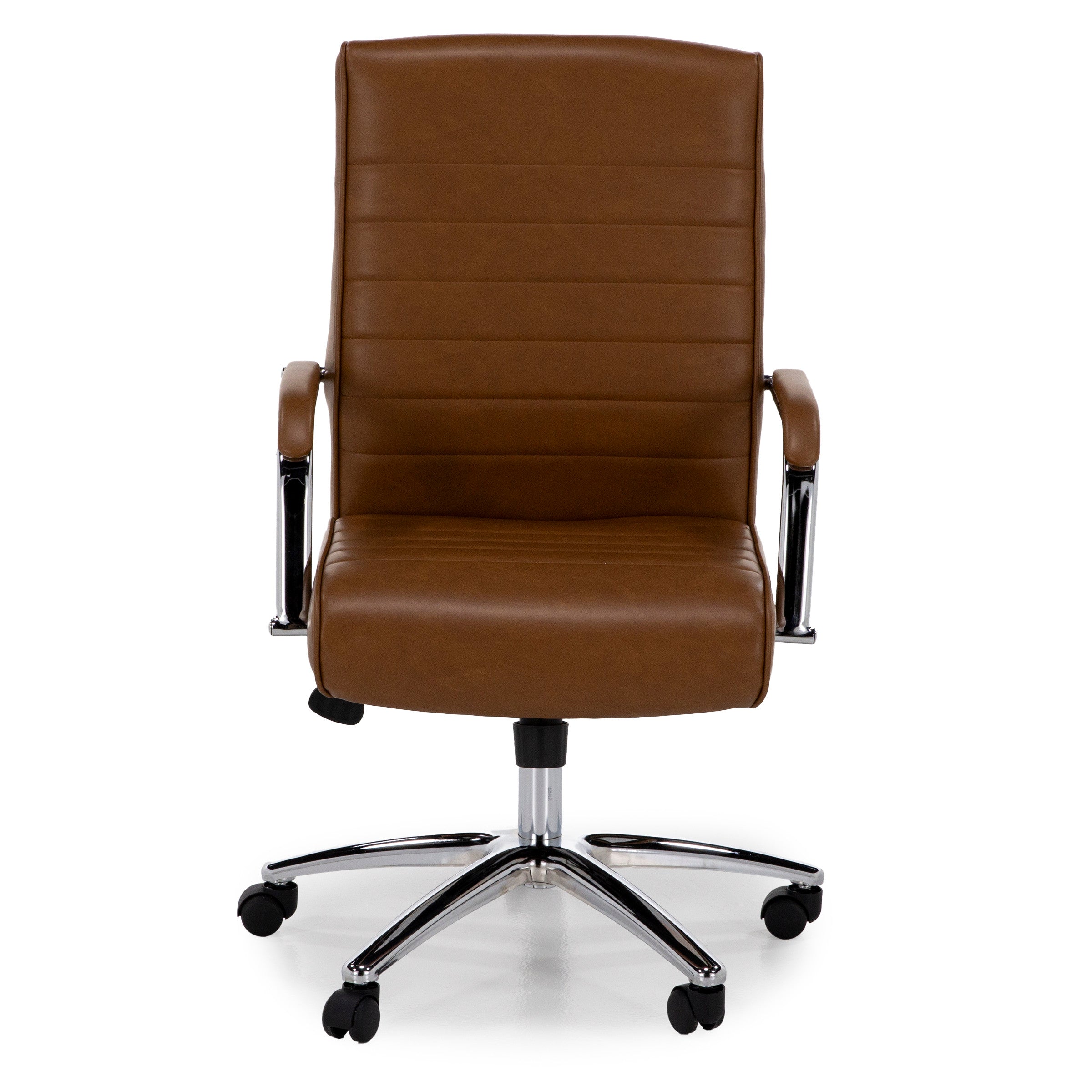 Modern Executive Chair in Caramel