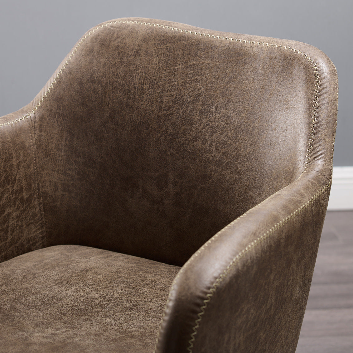 Vintage Brown Office Chair