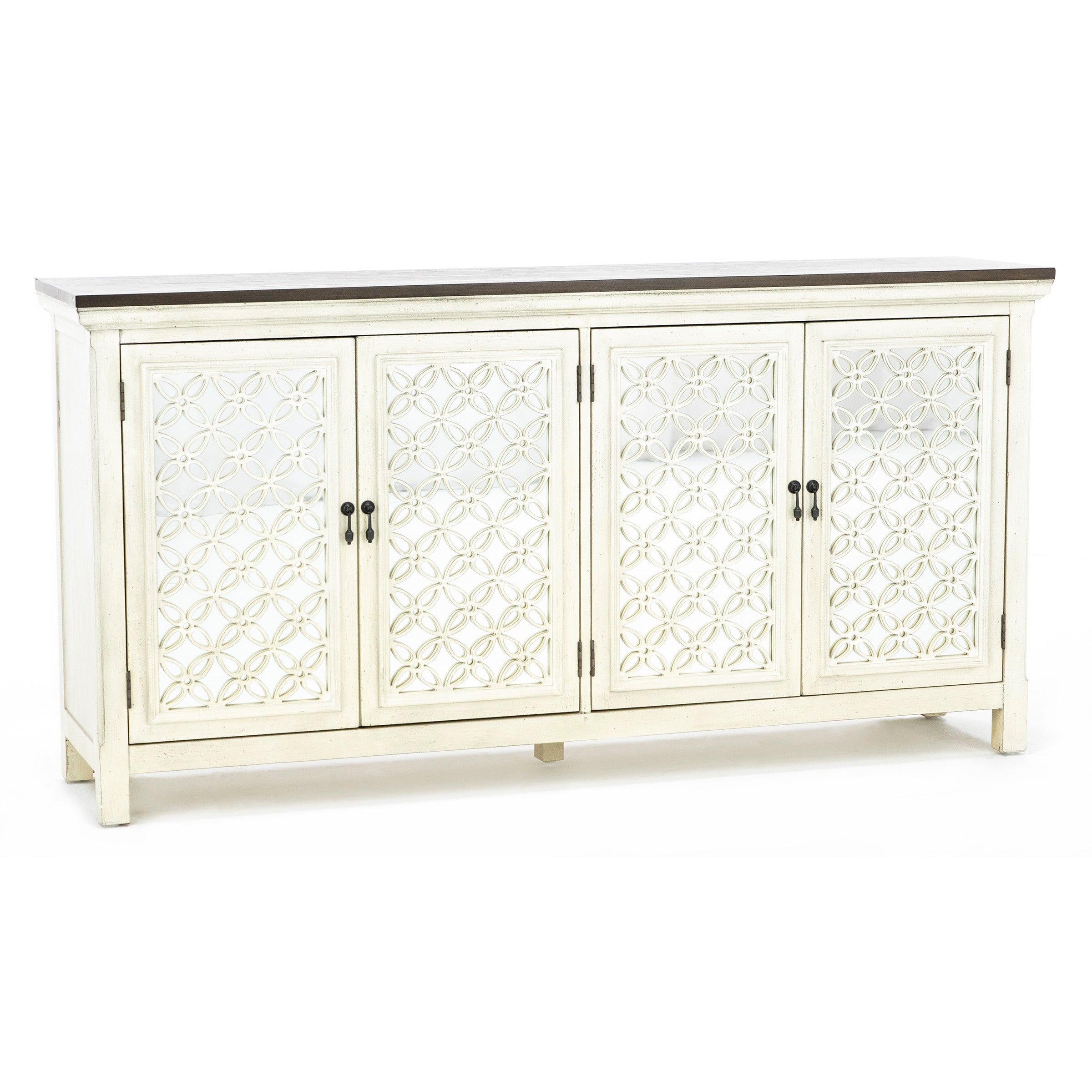 Eclectic Collection 4 Door Cabinet