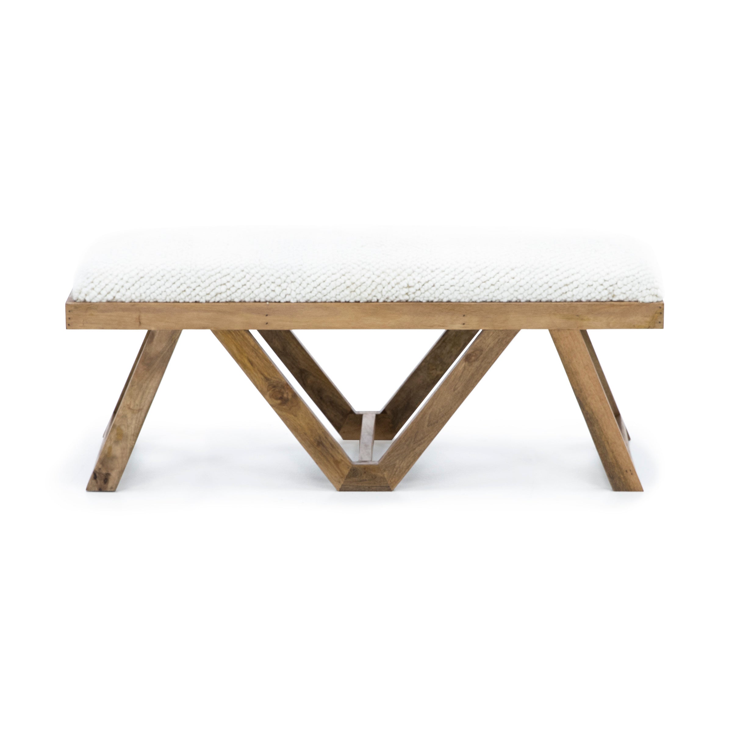 Benicio Brown Upholstered Bench