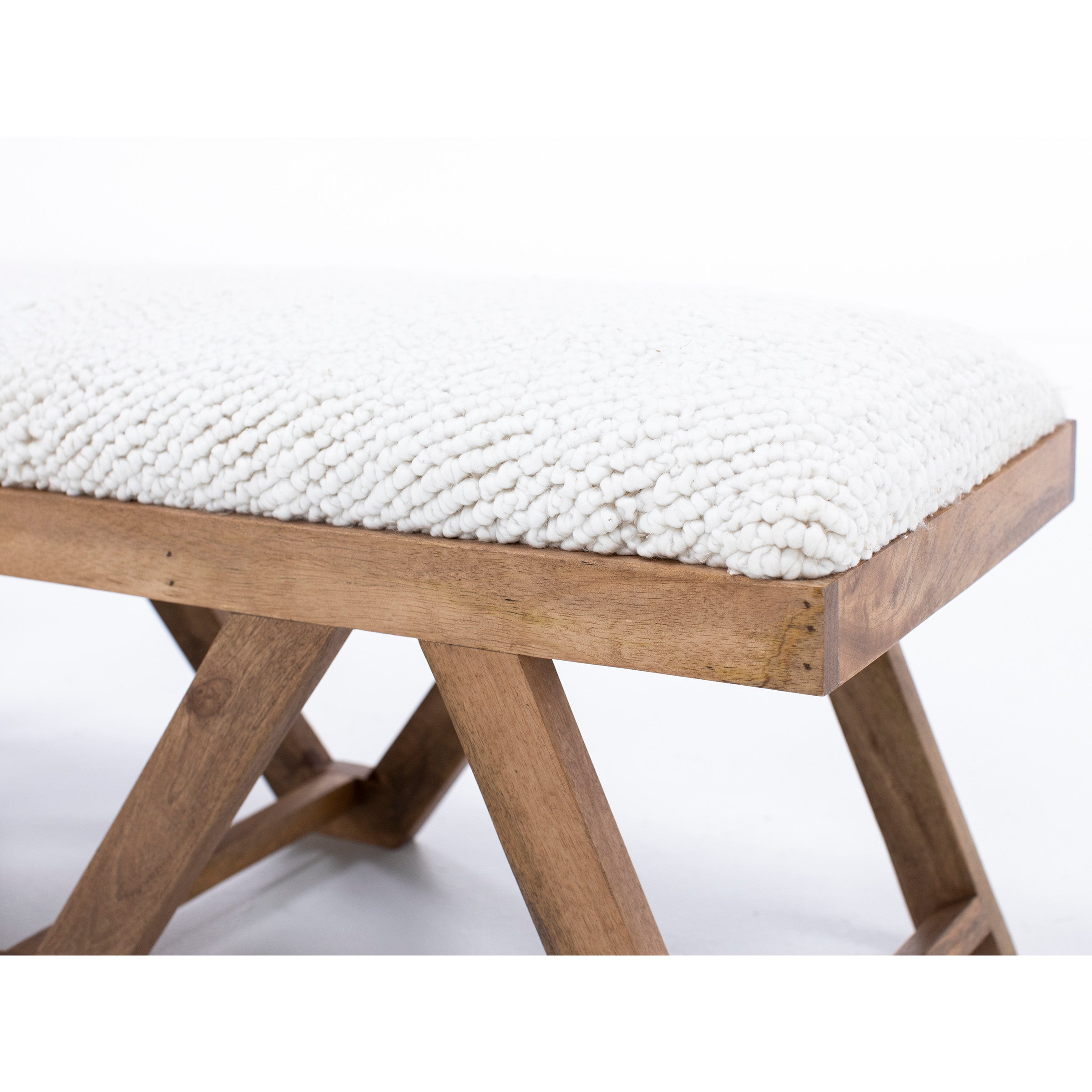 Benicio Brown Upholstered Bench