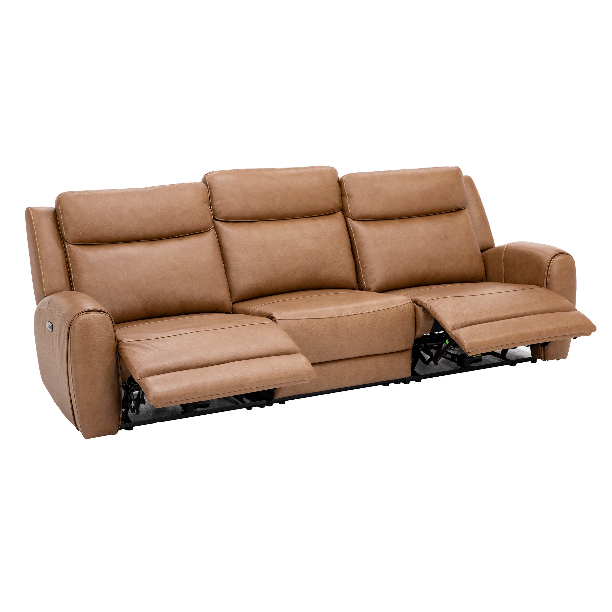 Silverado 3-Pc. Leather Power Headrest Reclining Sofa