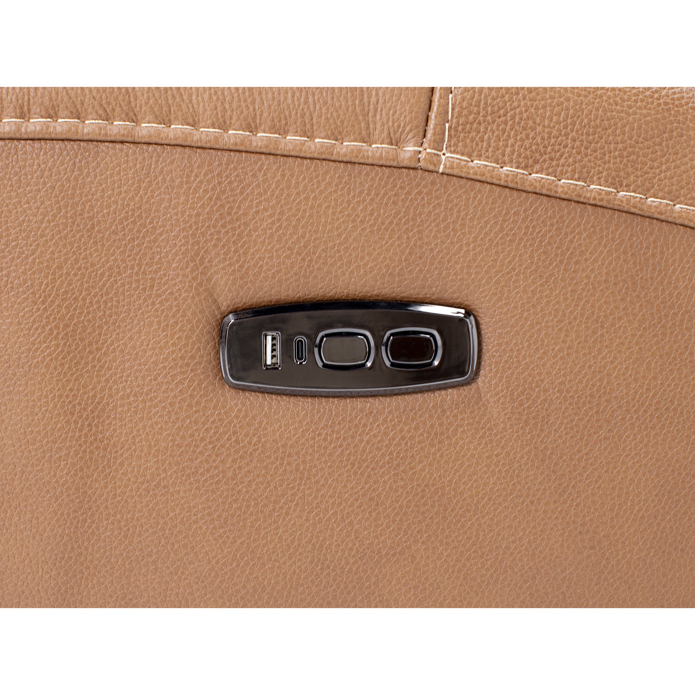Silverado 3-Pc. Leather Power Headrest Reclining Sofa