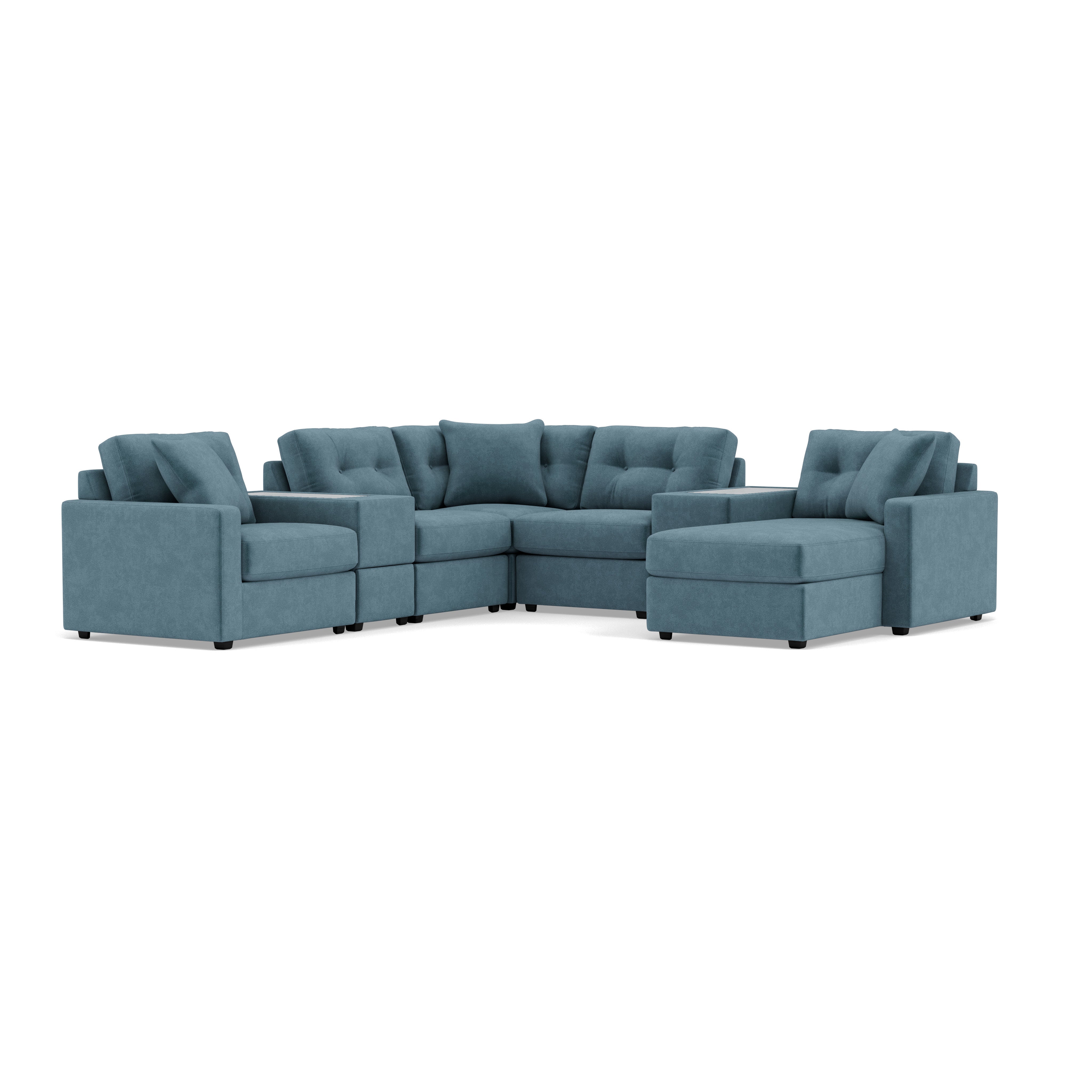 Drew & Jonathan Home Modular One 7-Pc. Chaise Sectional