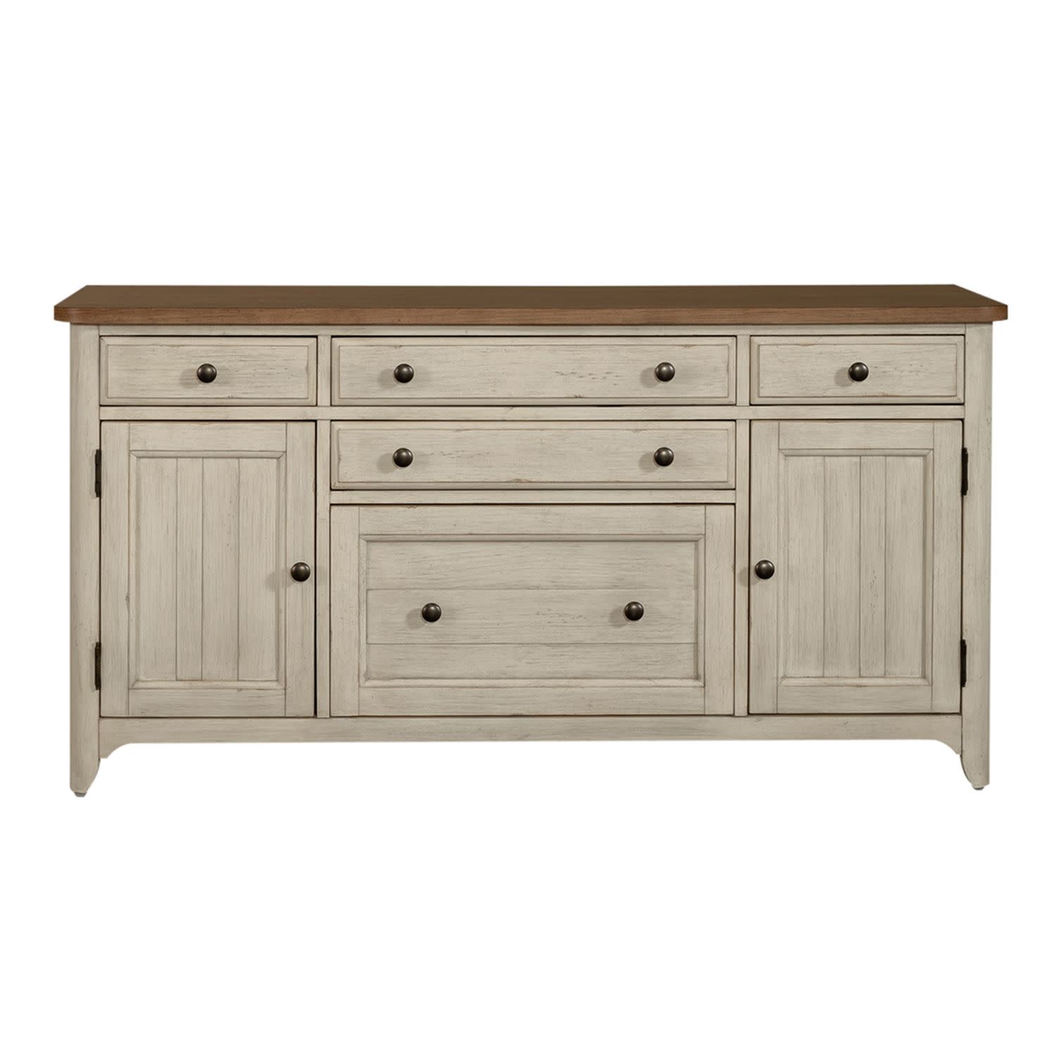 Farmhouse Reimagined Door Credenza