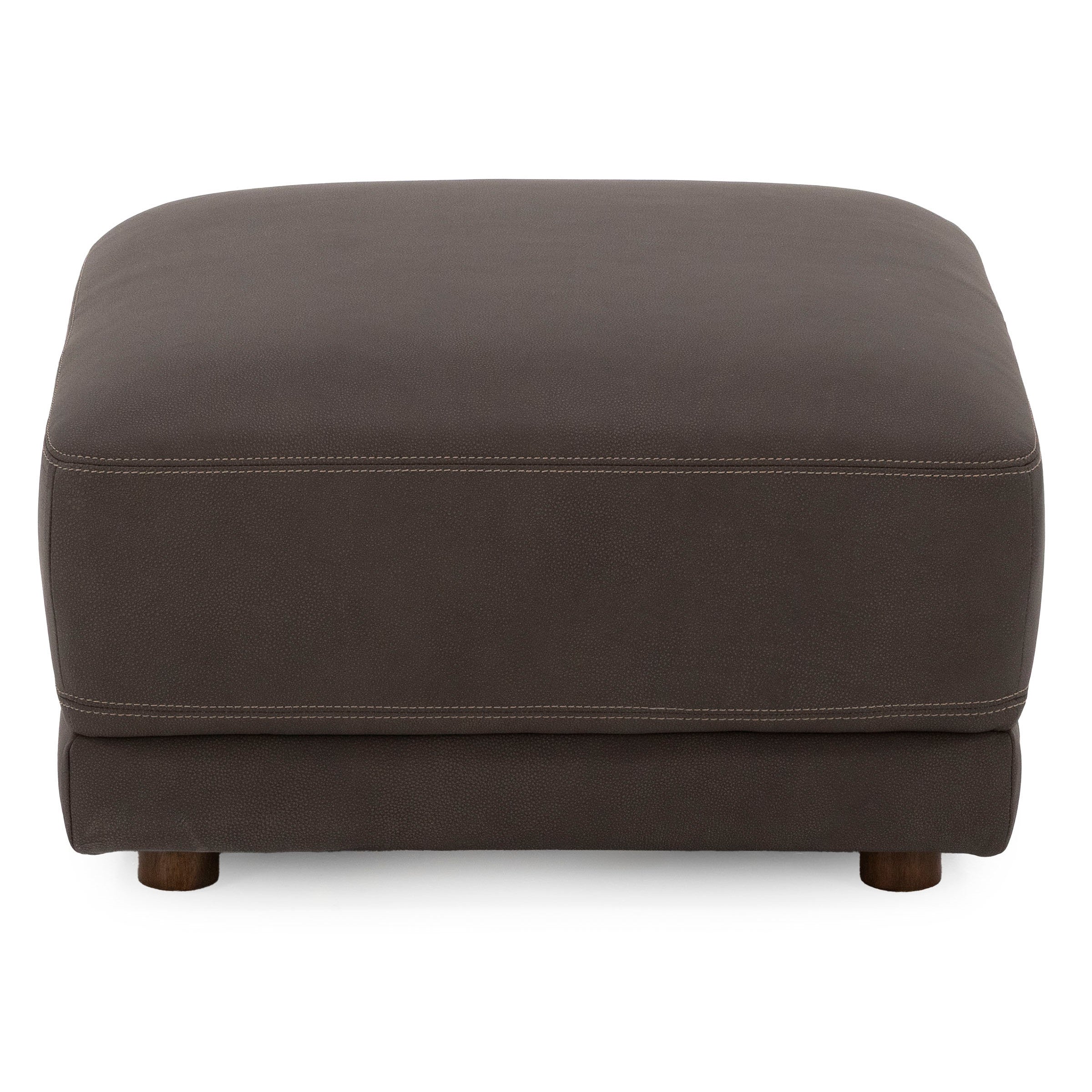 Cameron Leather Cocktail Ottoman