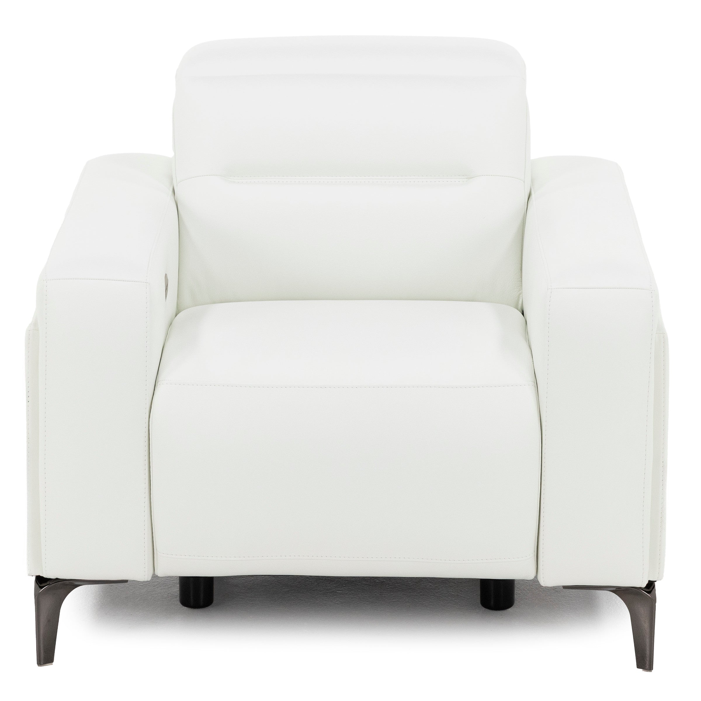 Drew & Jonathan Home Amalfi Leather Wall Saver Power Headrest Recliner