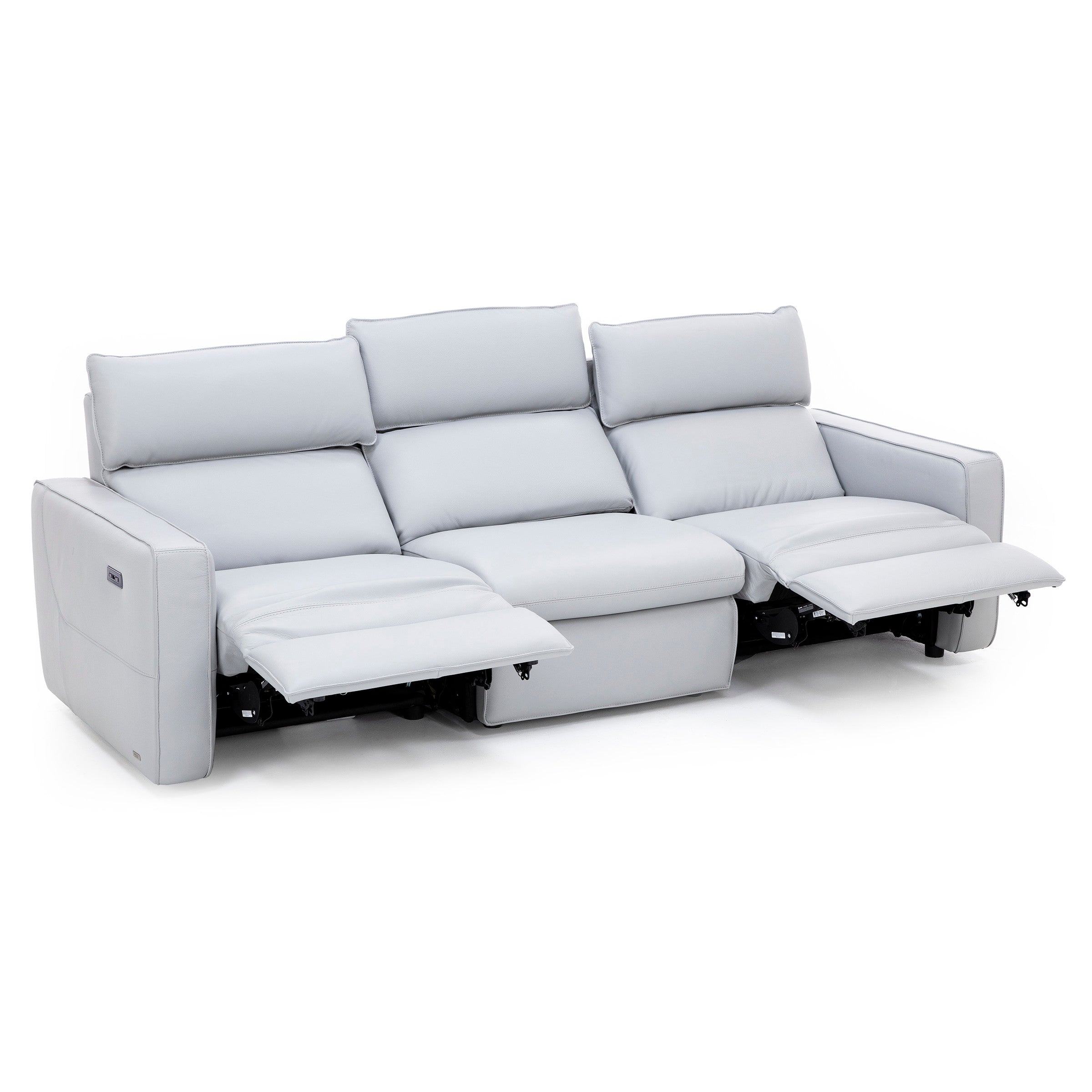 Matteo 3-Pc. Leather Power Headrest Reclining Sofa