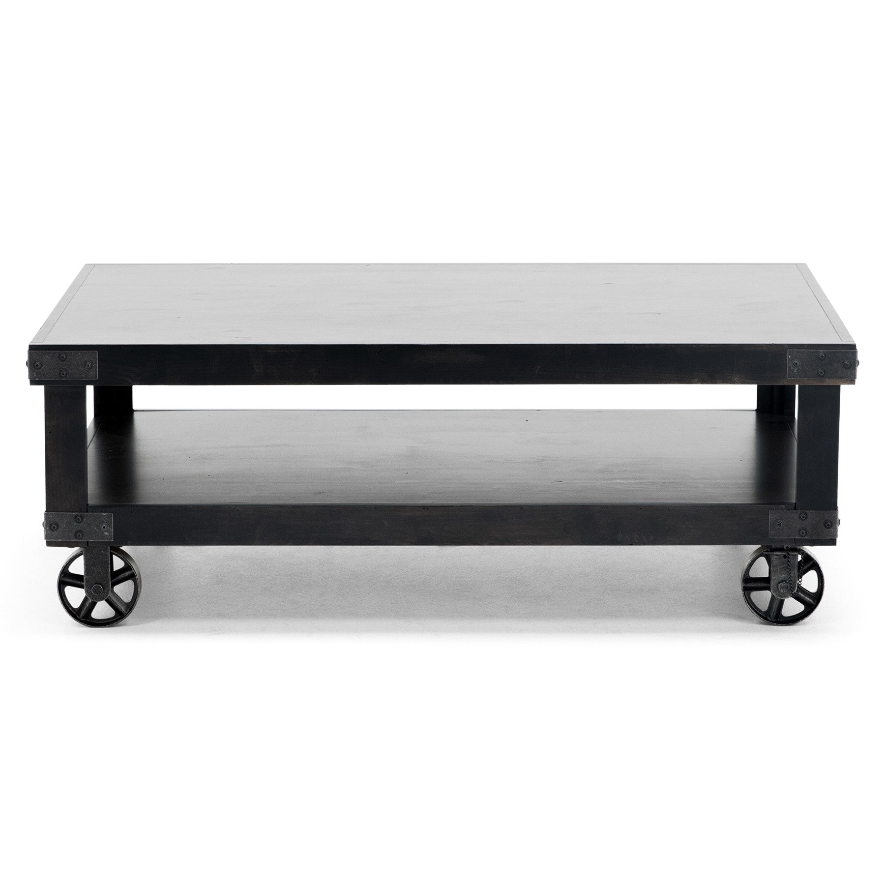 Industrial Ghost Black Cocktail Table