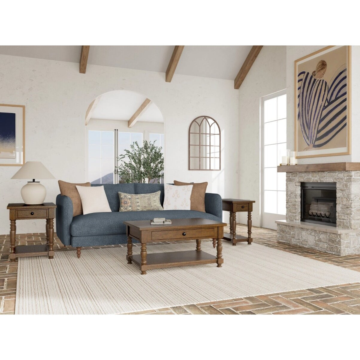 Eastlake Rectangle Cocktail Table