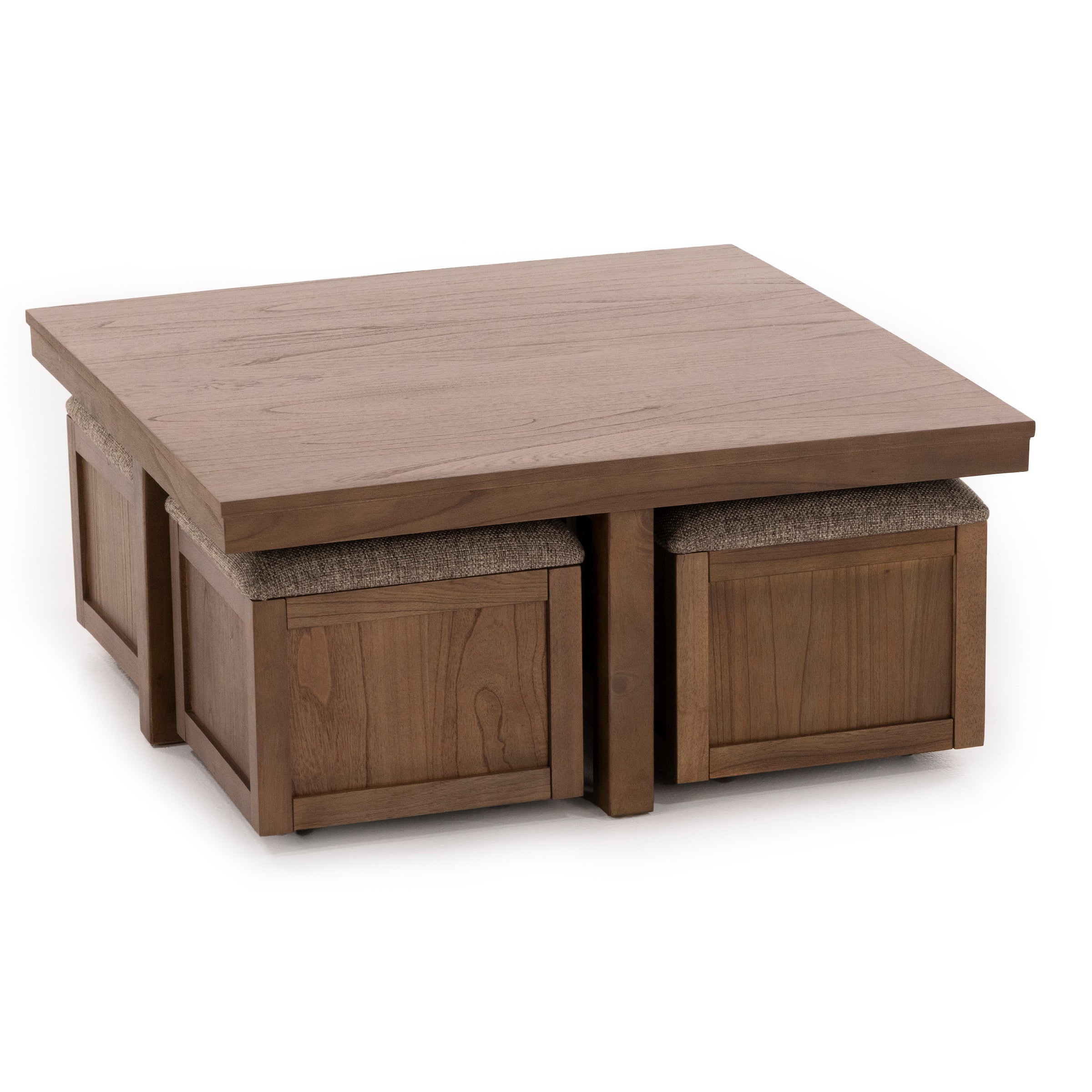 Quad Cocktail Table w/4 Stools