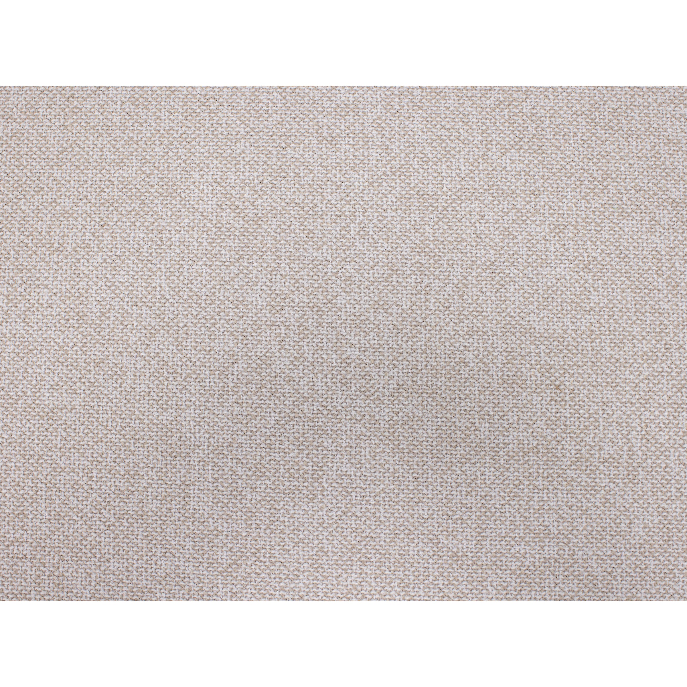 Close-up of beige woven fabric texture.