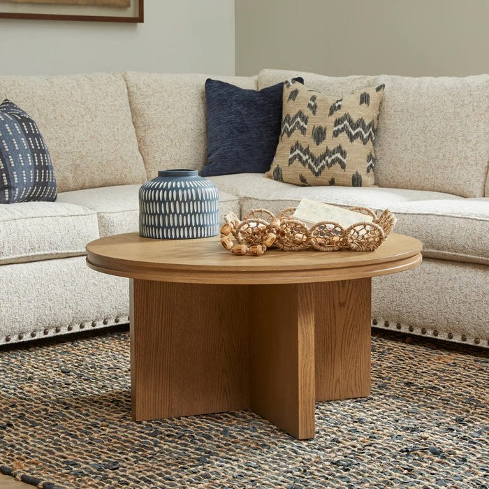 Flexsteel Waterfall Round Cocktail Table