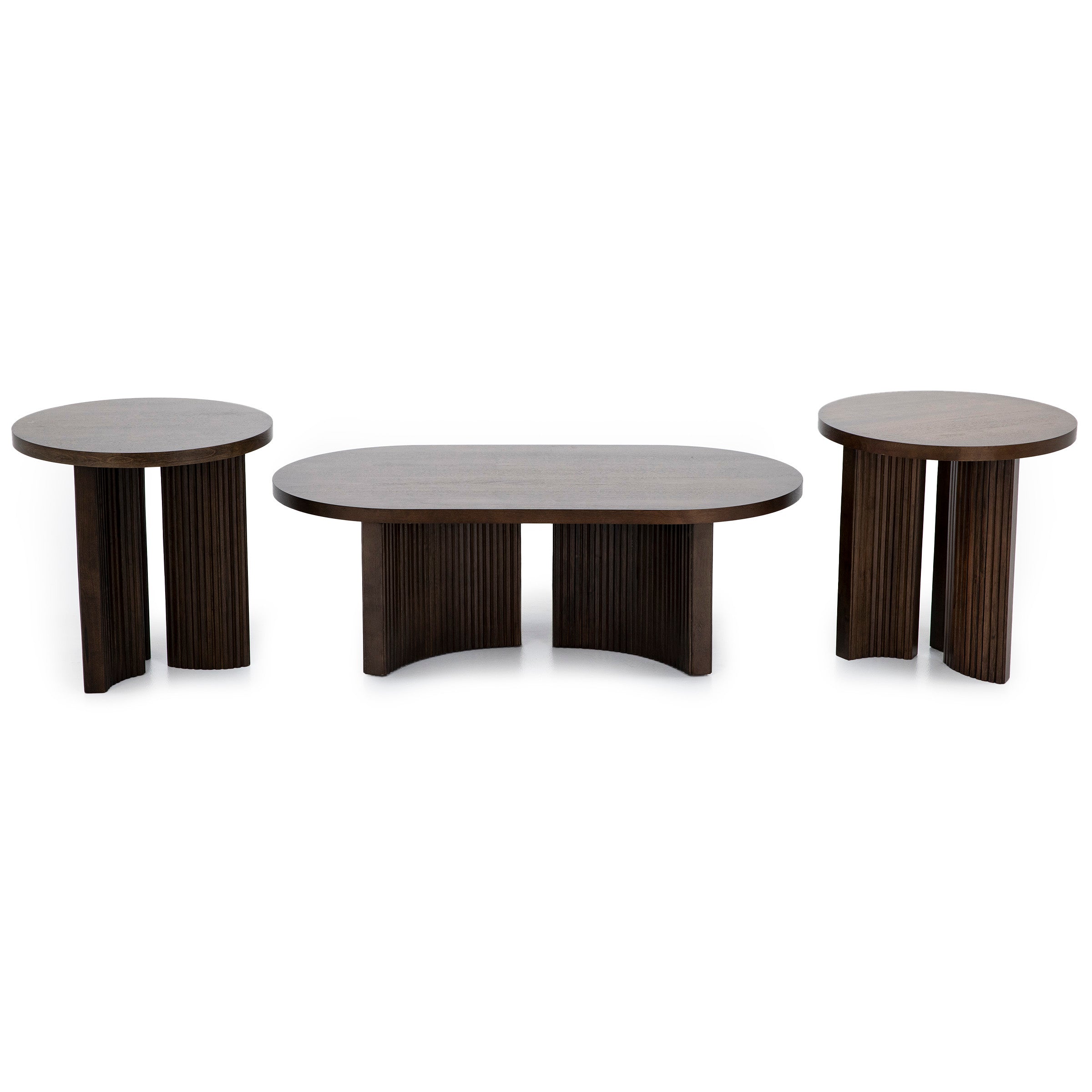 Crescent End Table