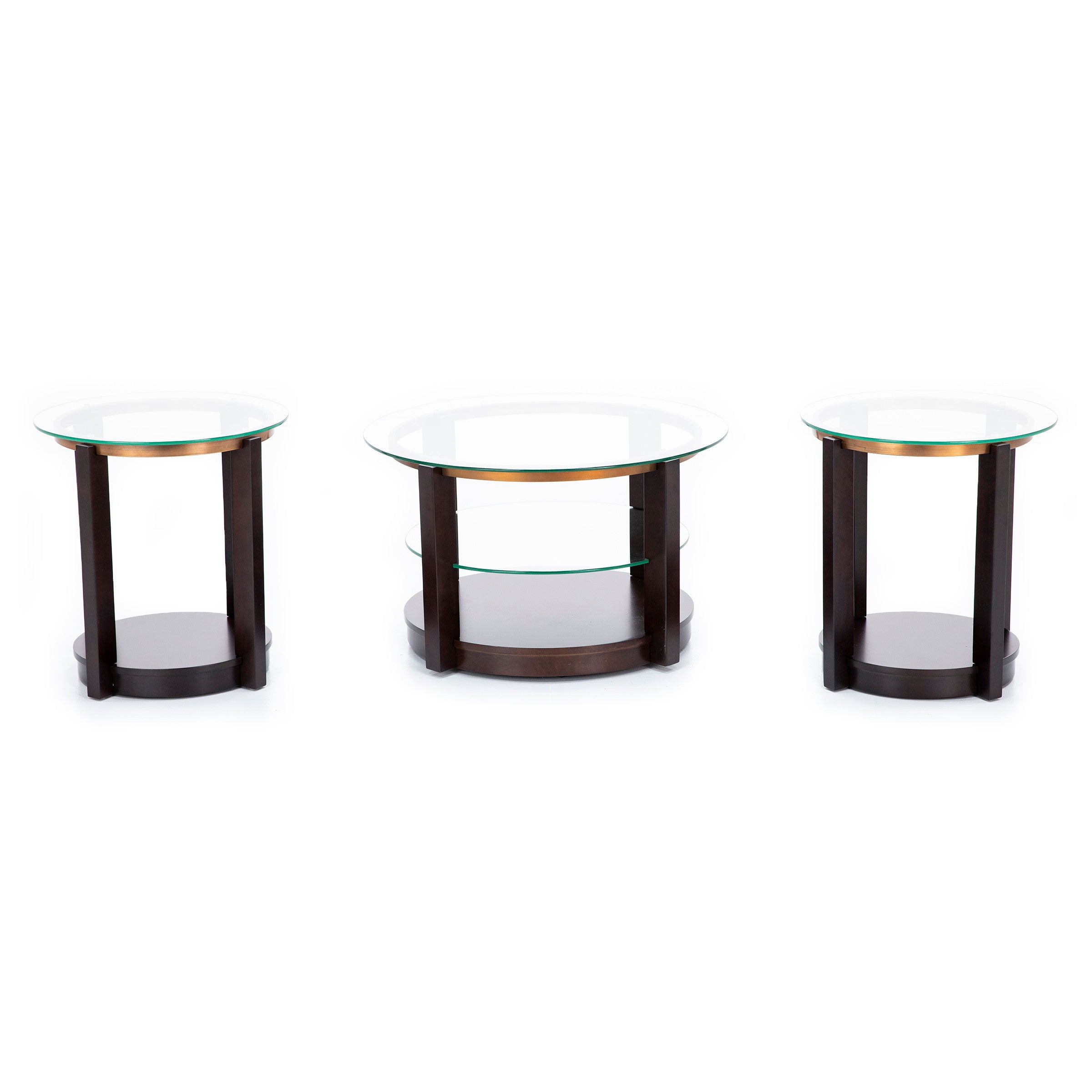 Metallic End Table