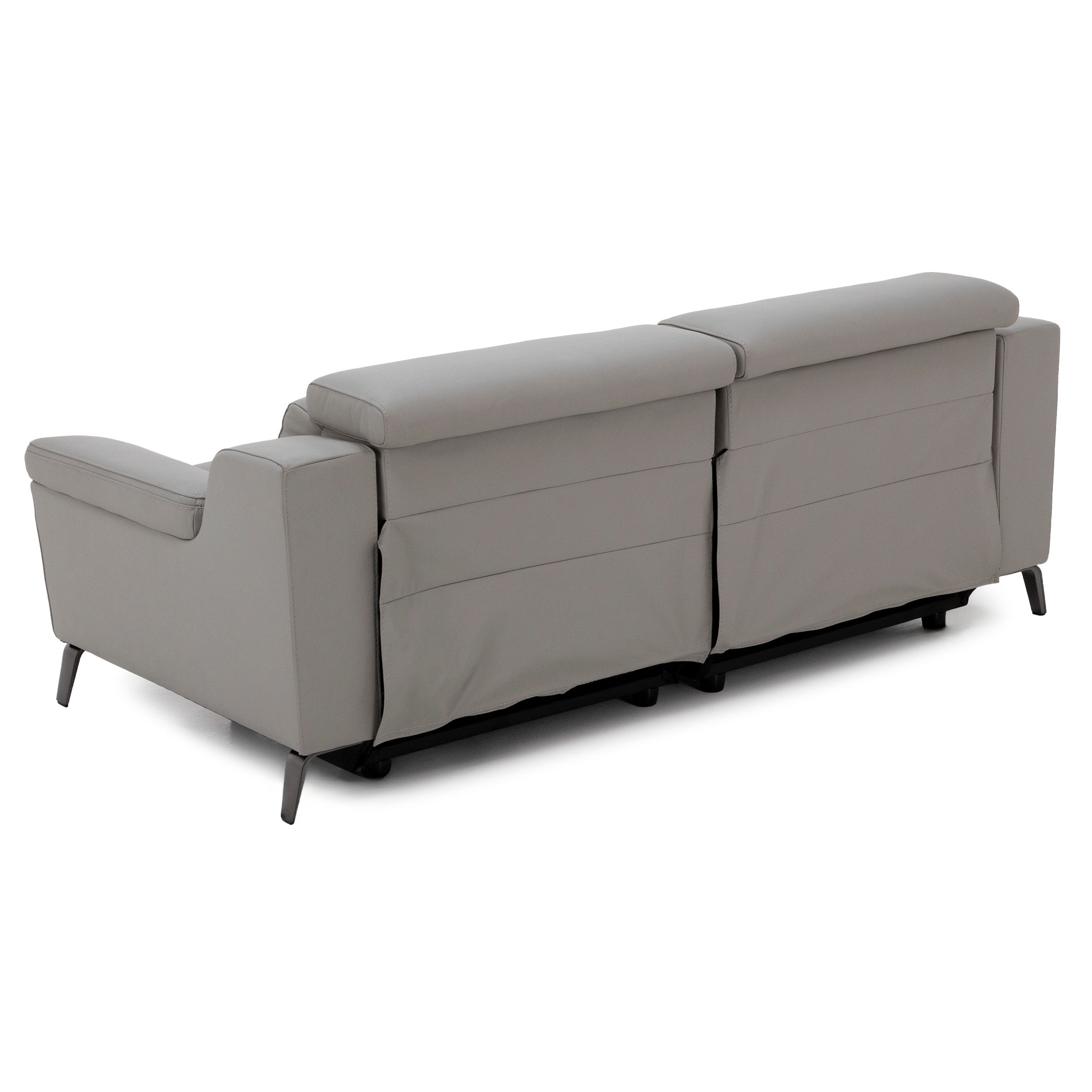 Helio 2-Pc. Leather Power Headrest Reclining Loveseat