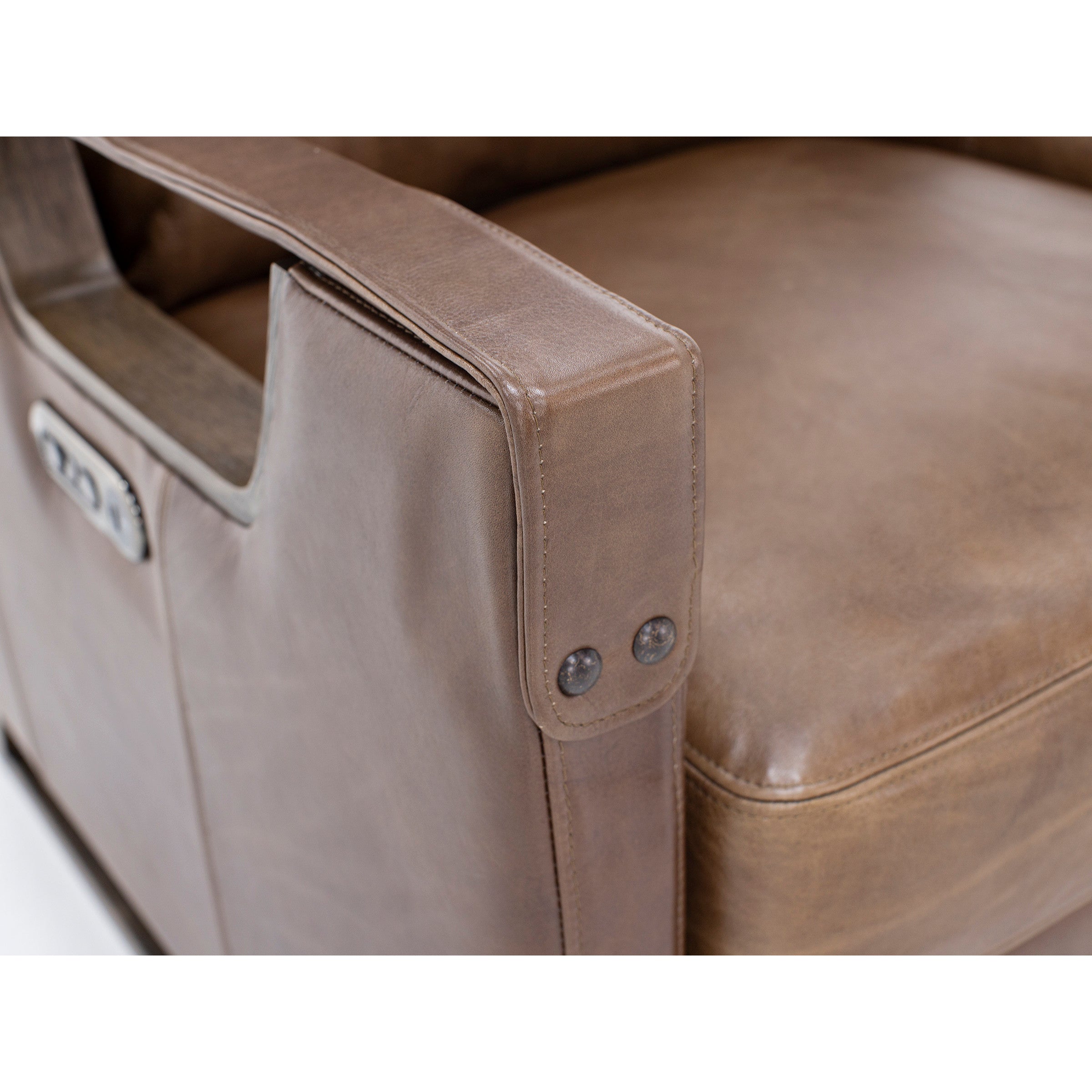 Relik Leather Power Headrest Recliner