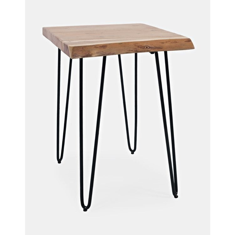 Live Edge Chairside Table