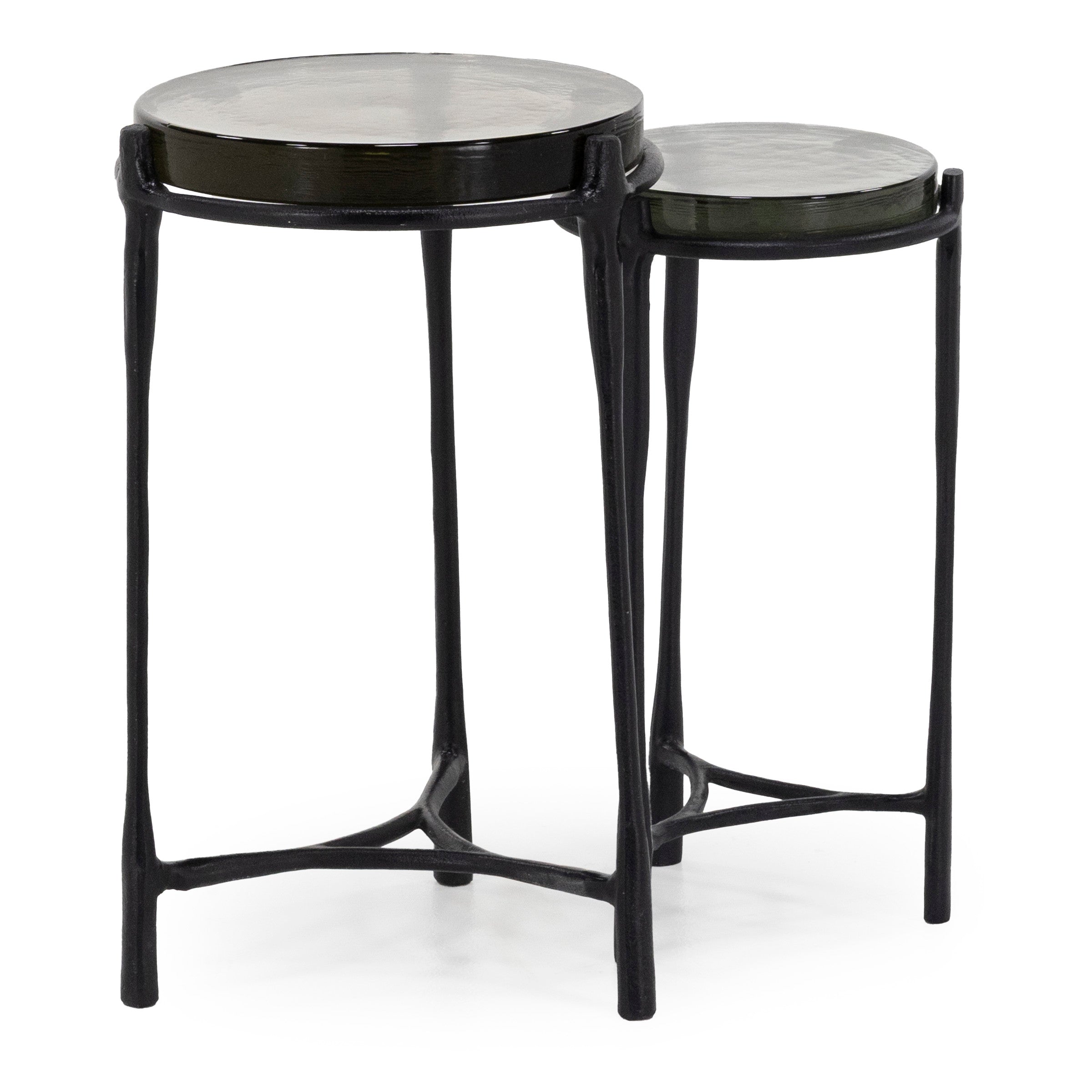 Marilyn Set of 2 Recycled Glass Tables