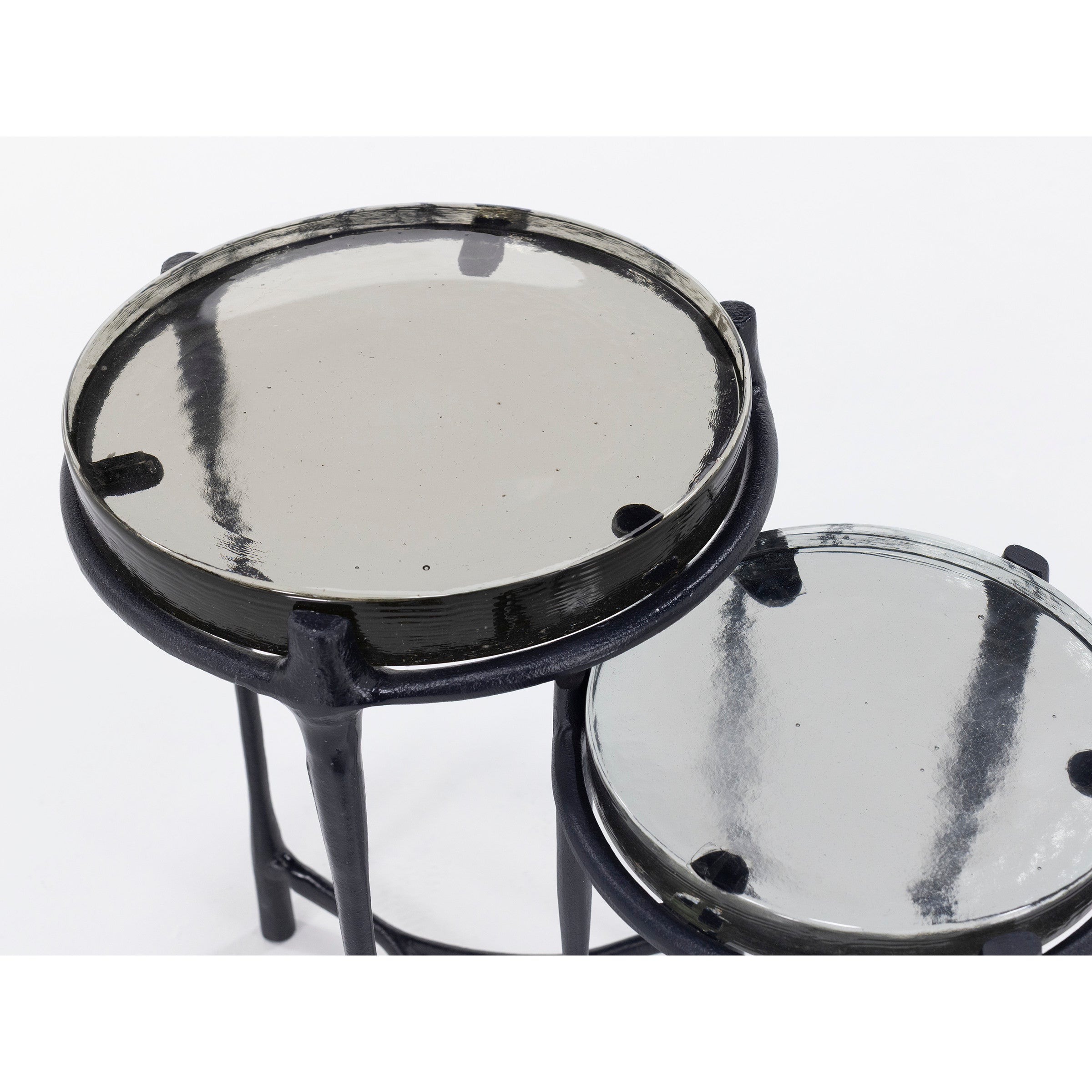 Marilyn Set of 2 Recycled Glass Tables