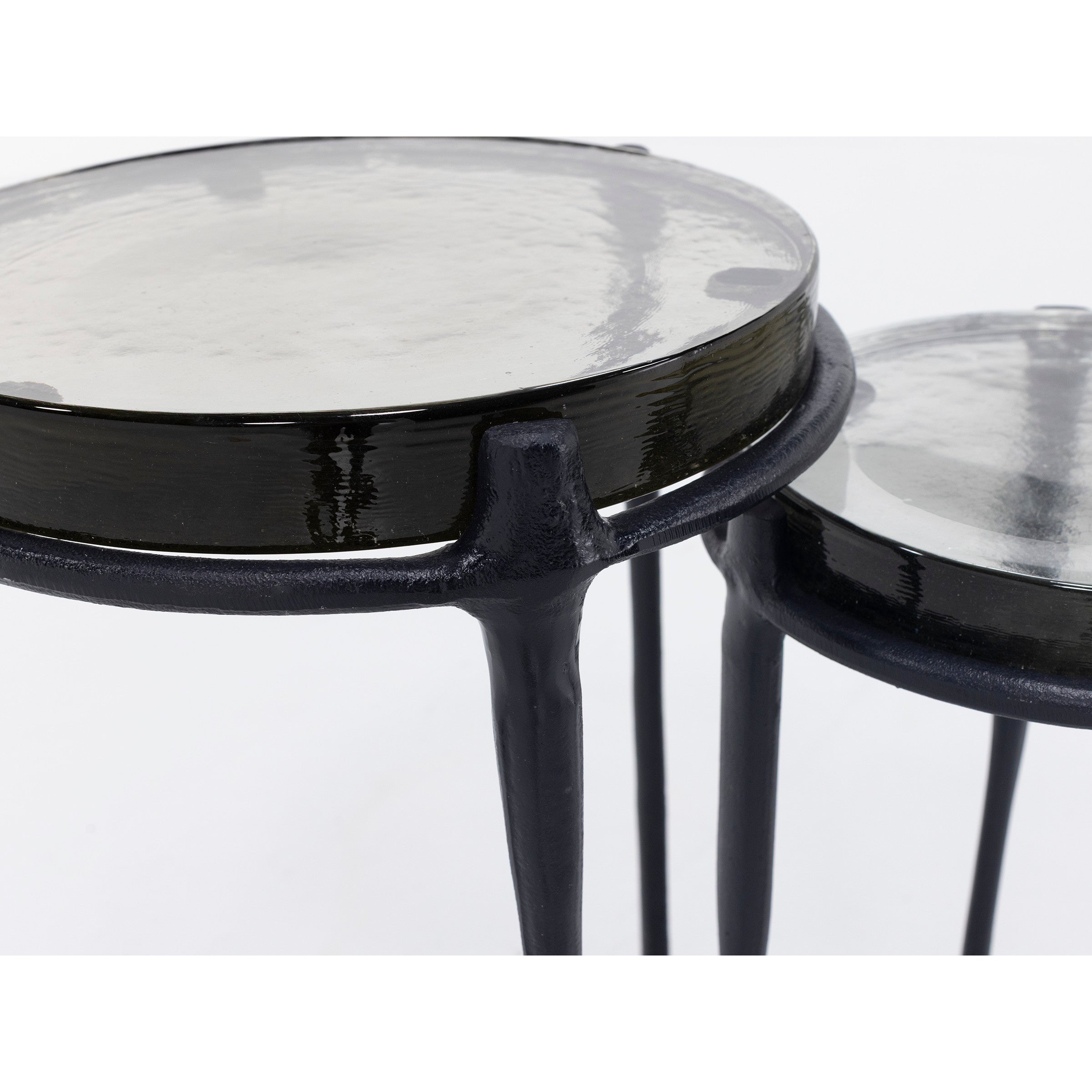 Marilyn Set of 2 Recycled Glass Tables