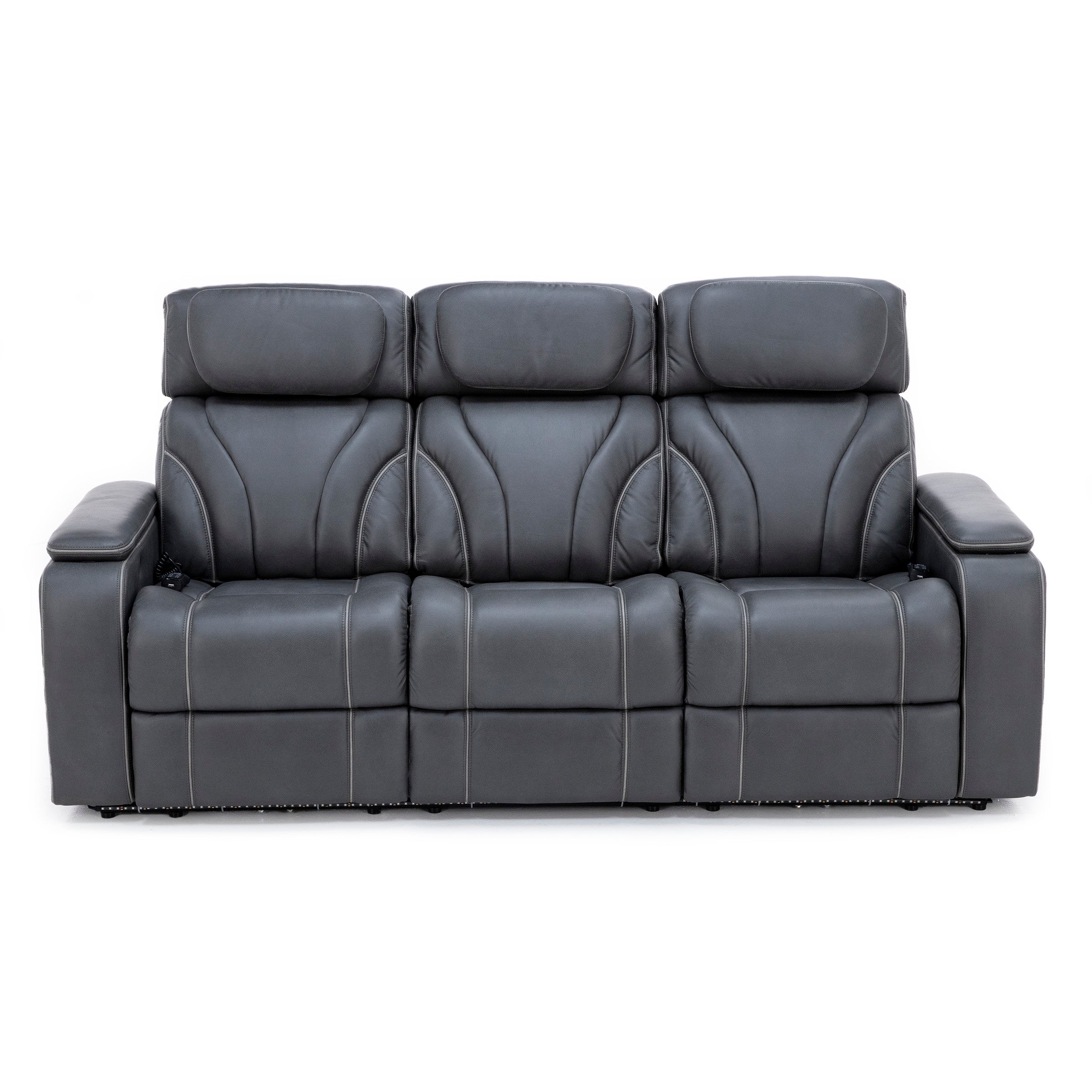 Torino Fully Loaded Zero Gravity Reclining Sofa With Air Massage, Heat, Drop Down Table and Lights
