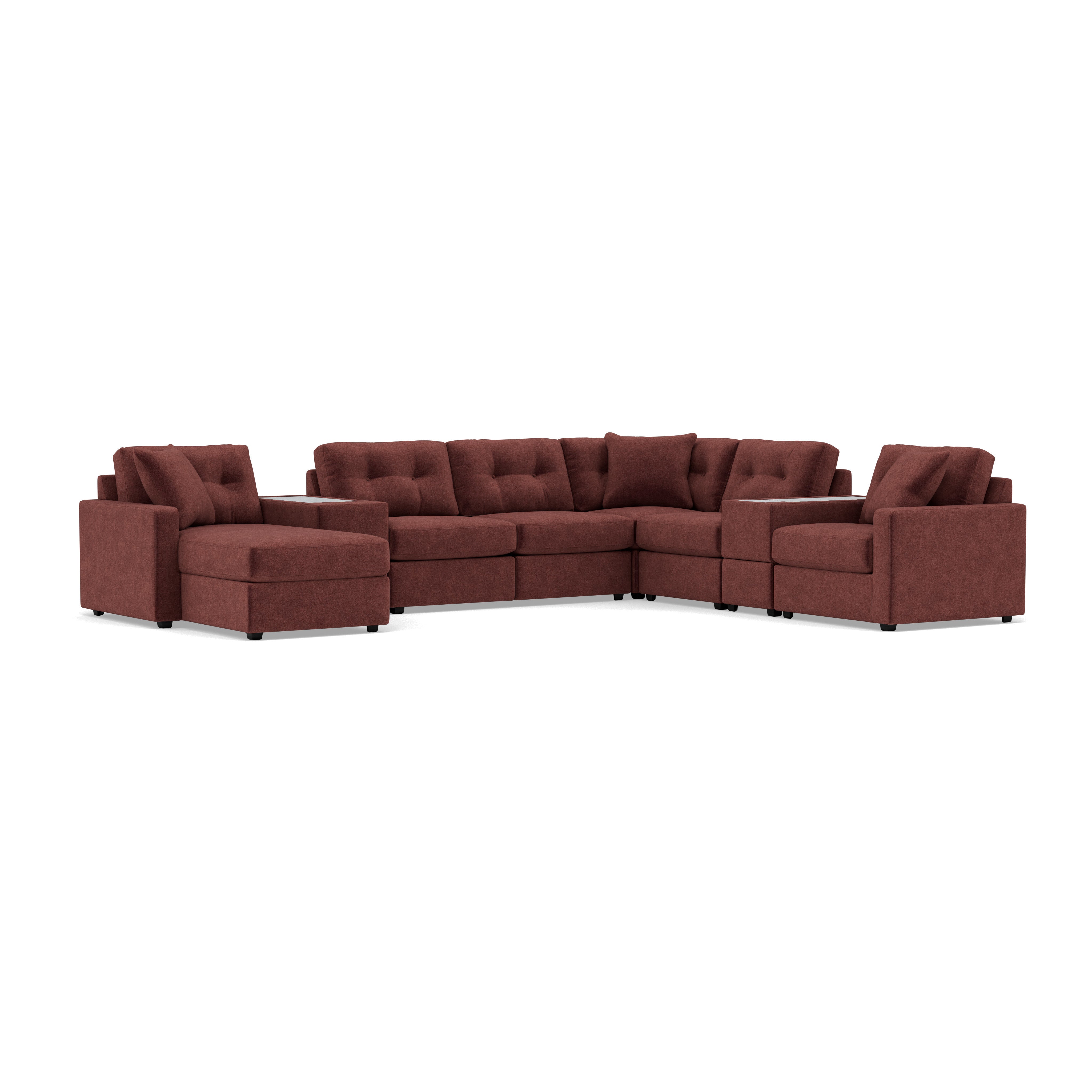 Drew & Jonathan Home Modular One 8-Pc. Chaise Sectional